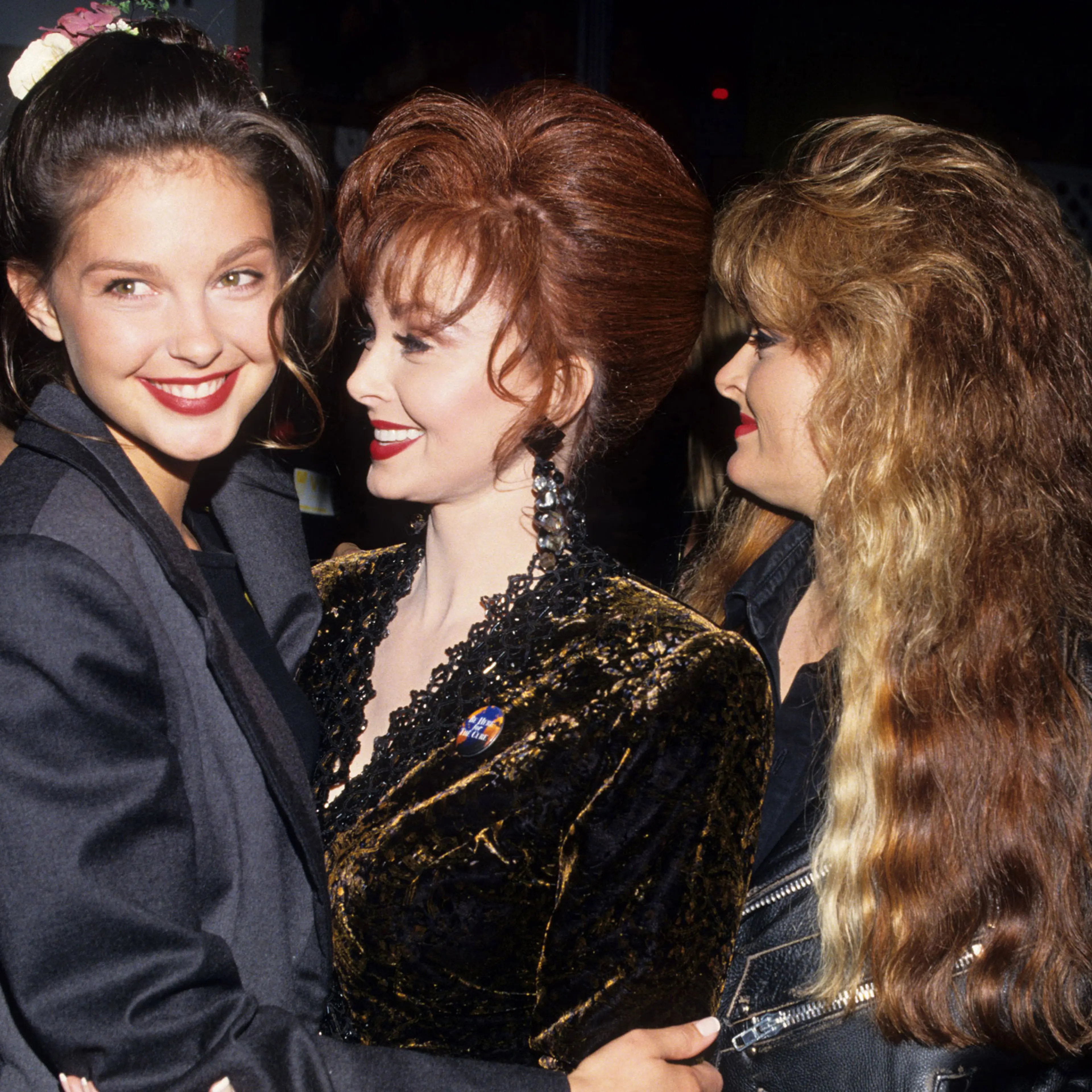 Ashley Judd, Naomi Judd and Wynonna Judd ca. 1992.