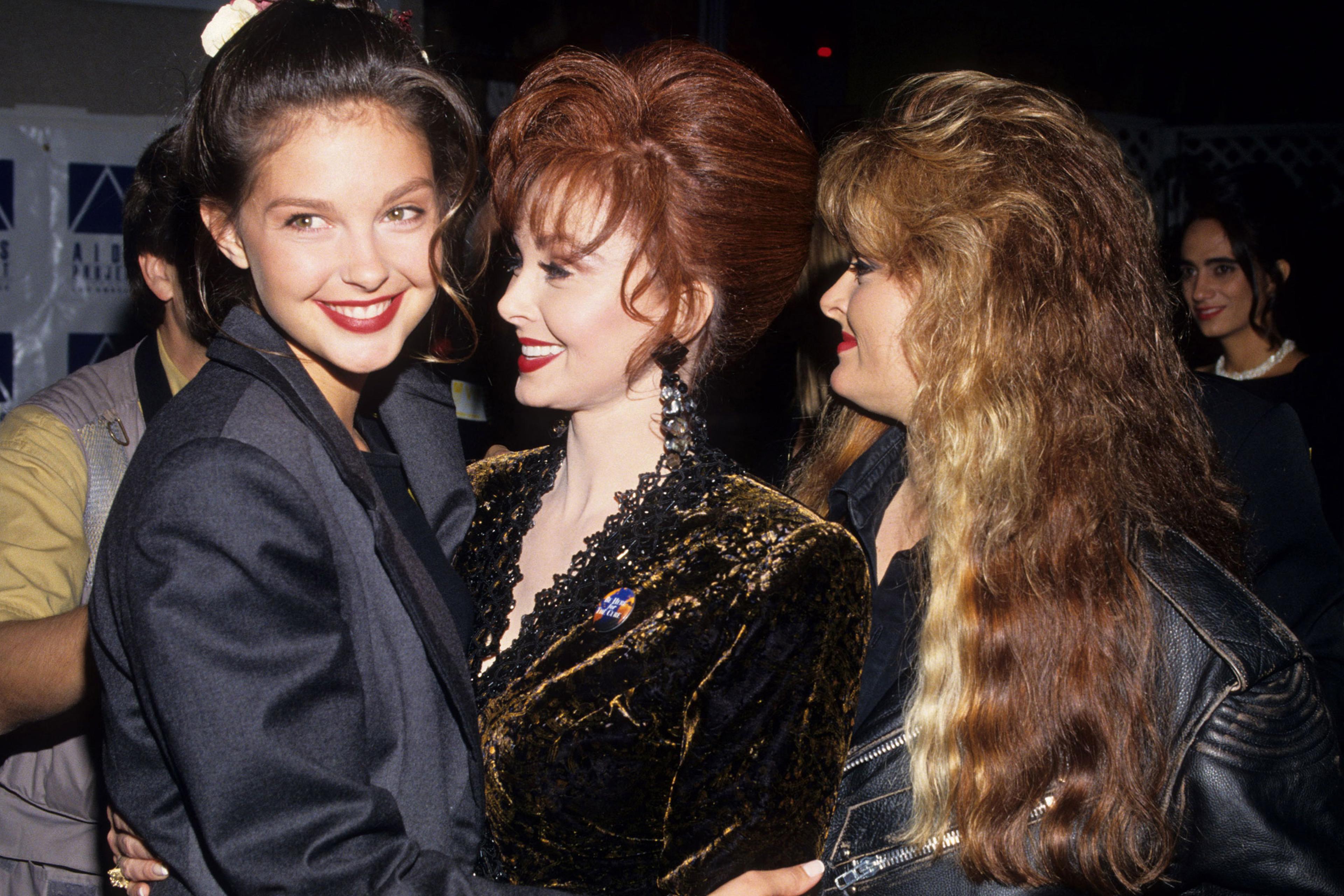 Ashley Judd, Naomi Judd and Wynonna Judd ca. 1992.