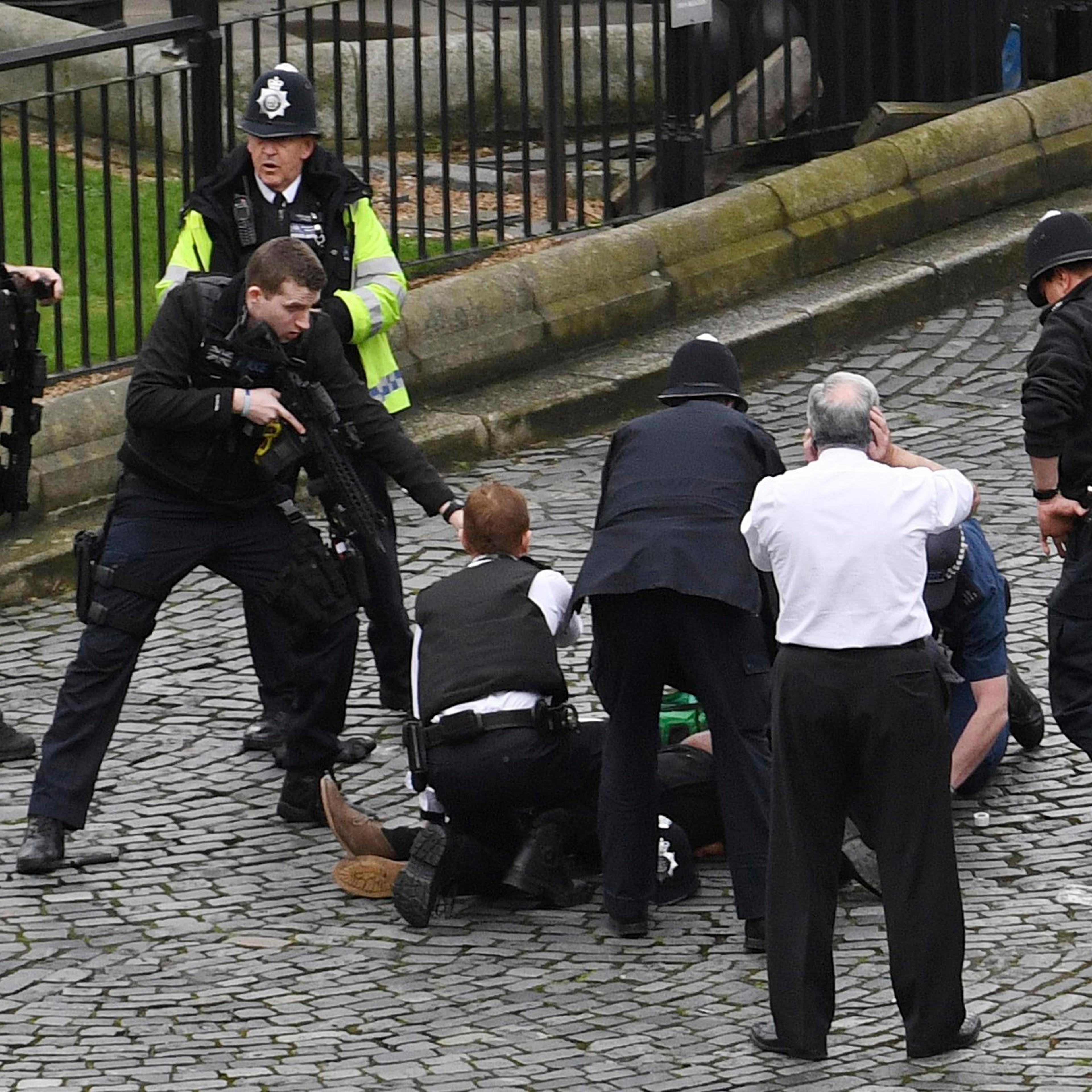 APTOPIX Britain Parliament Incident