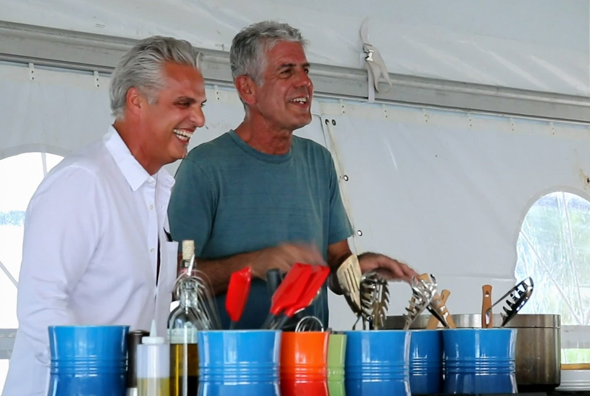 Eric Ripert and Anthony Bourdain
