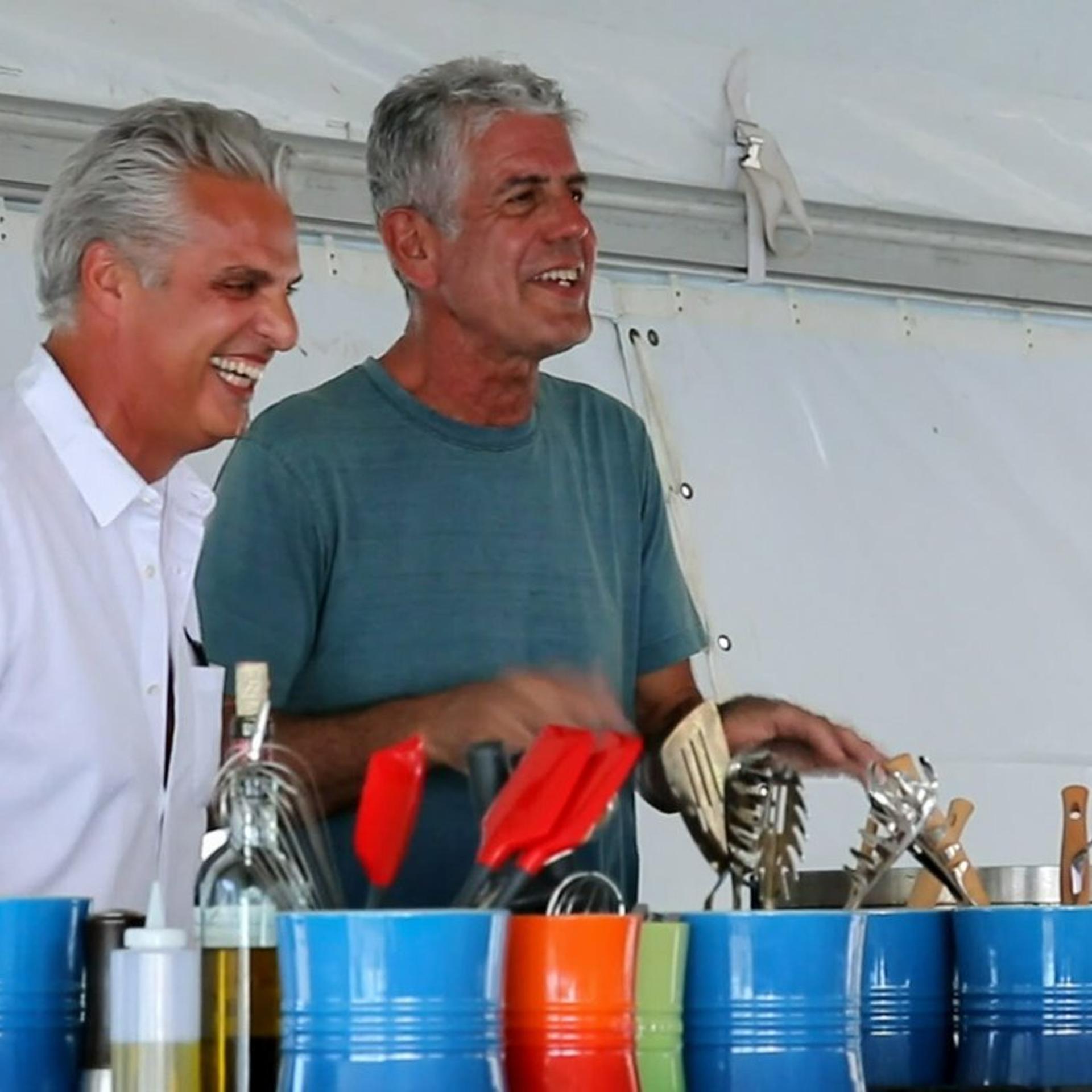 Eric Ripert and Anthony Bourdain