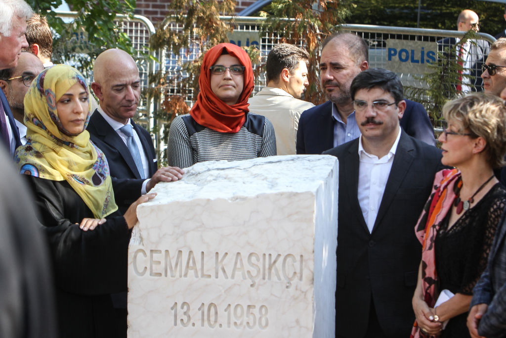 One Year Anniversary Memorial Held For Murdered Journalist Jamal Khashoggi