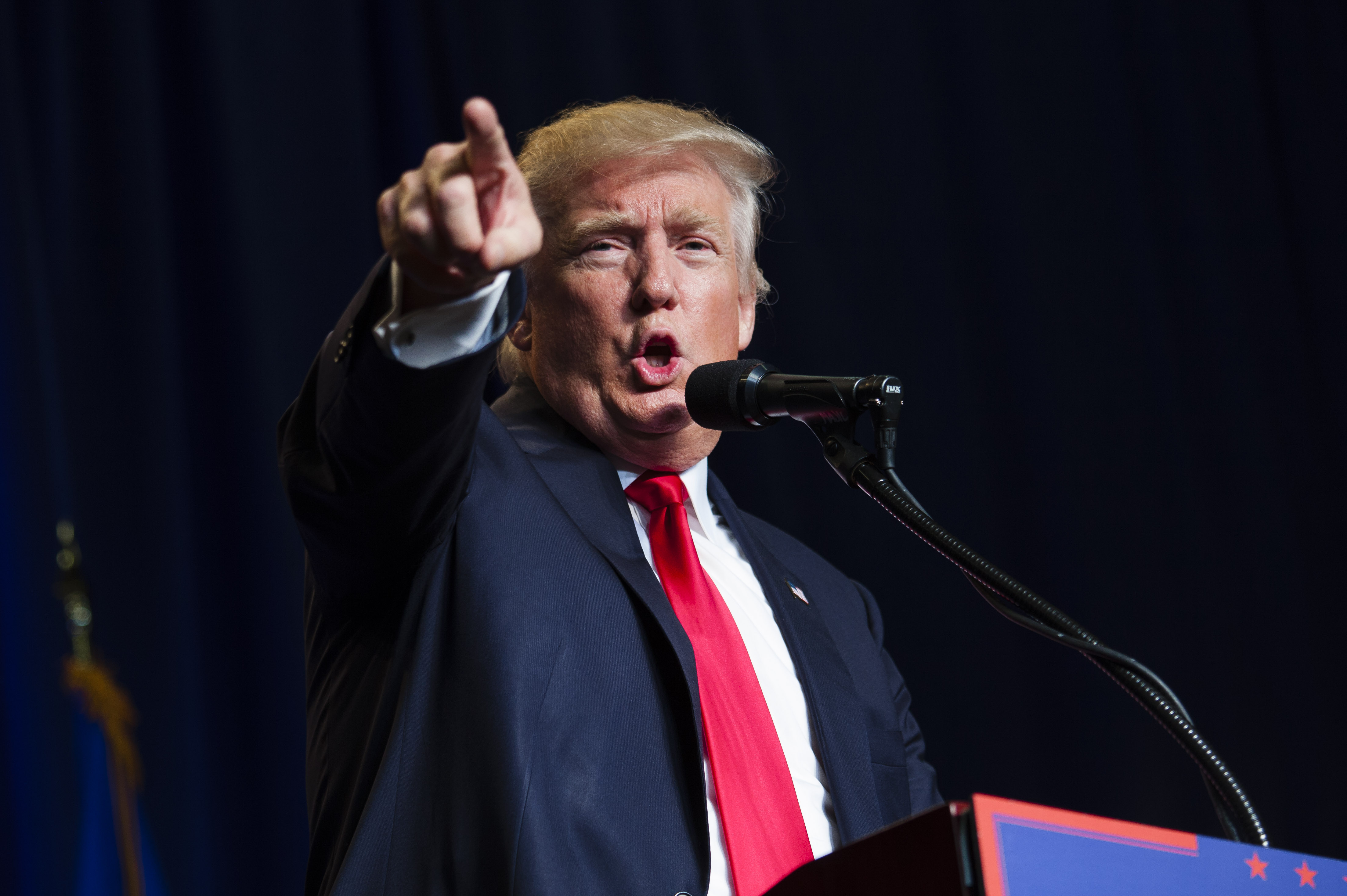 Republican Presidential Candidate Donald Trump Holds Rally In Green Bay, Wisconsin