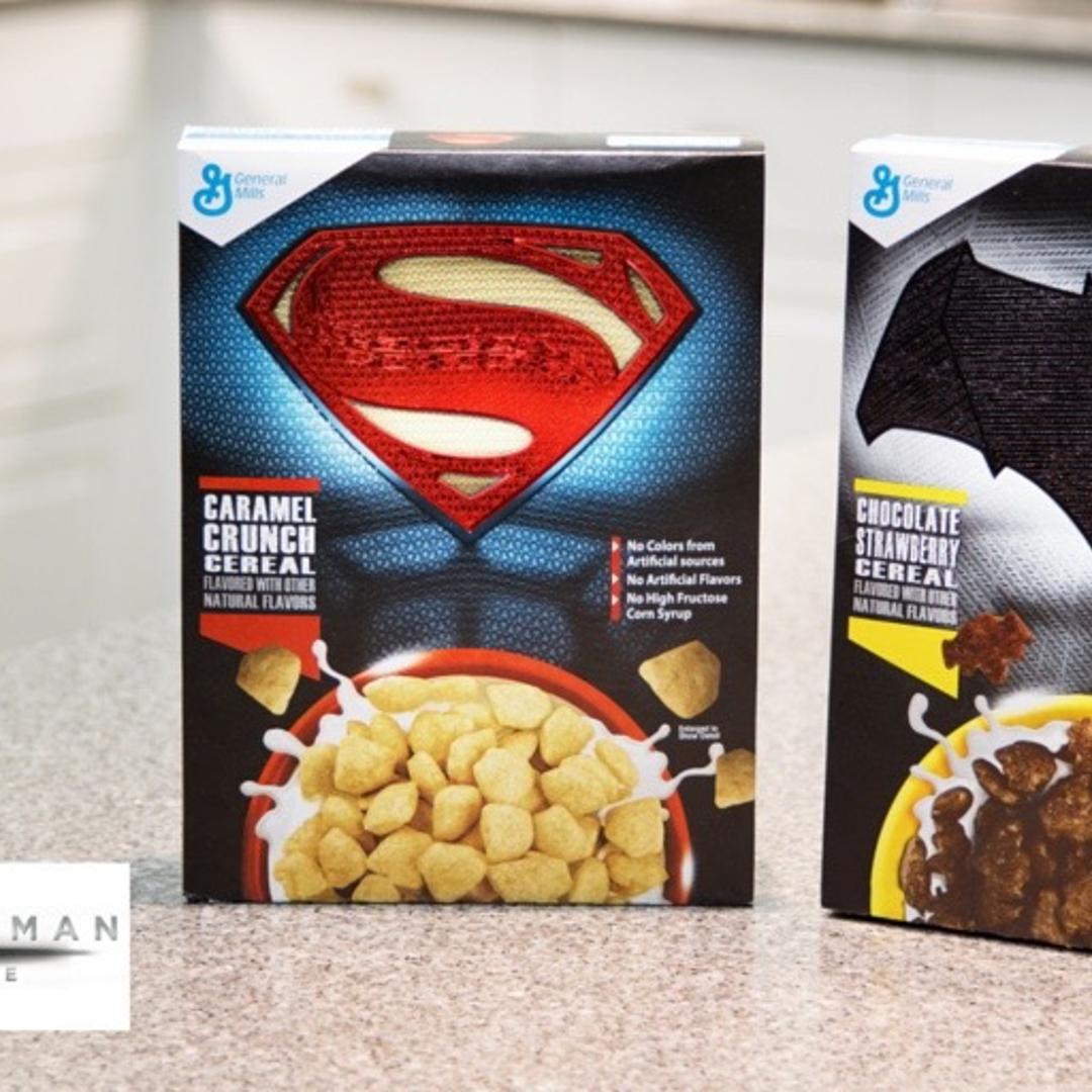 “Superman Caramel Crunch” and “Batman Chocolate Strawberry."