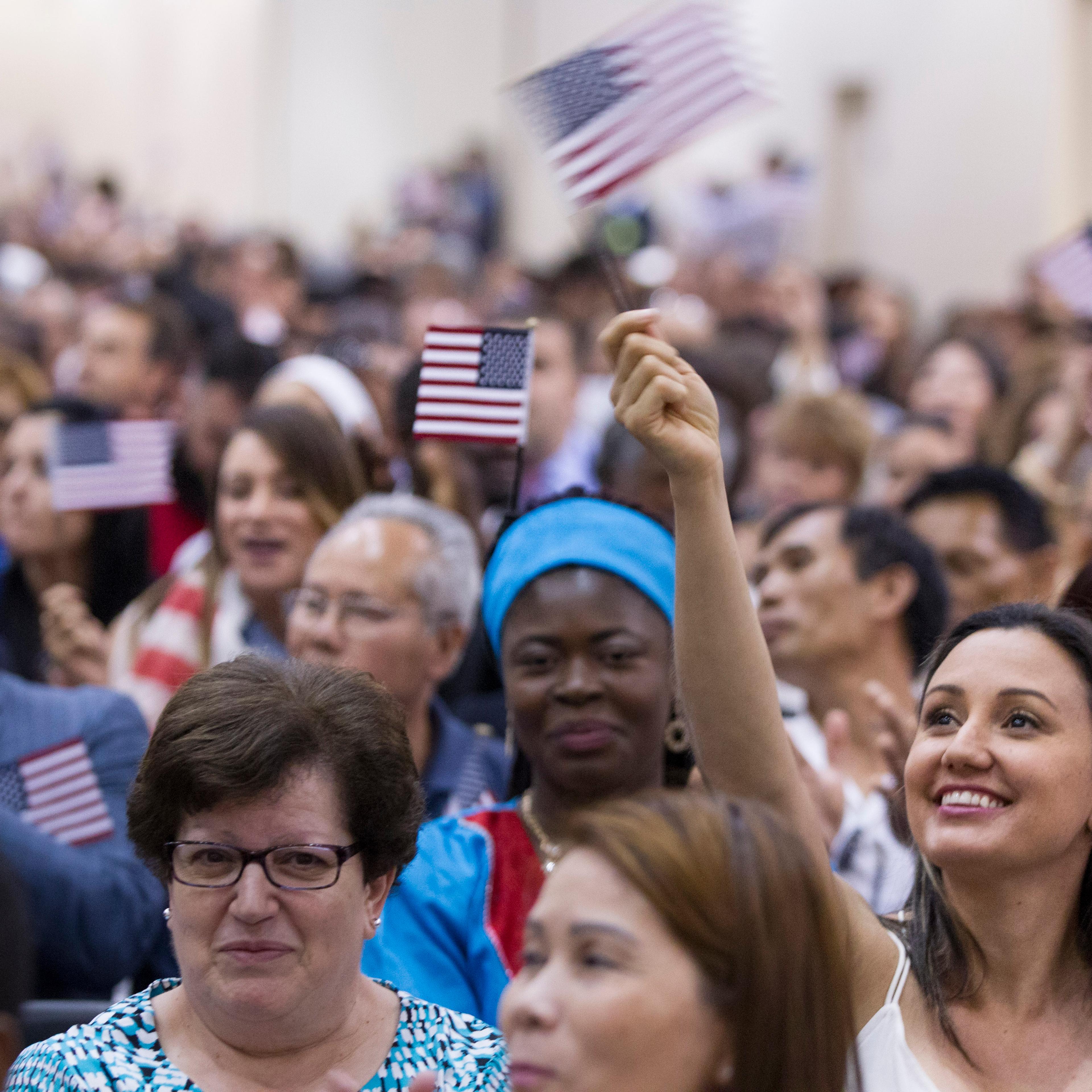 Naturalization Ceremony In Boston