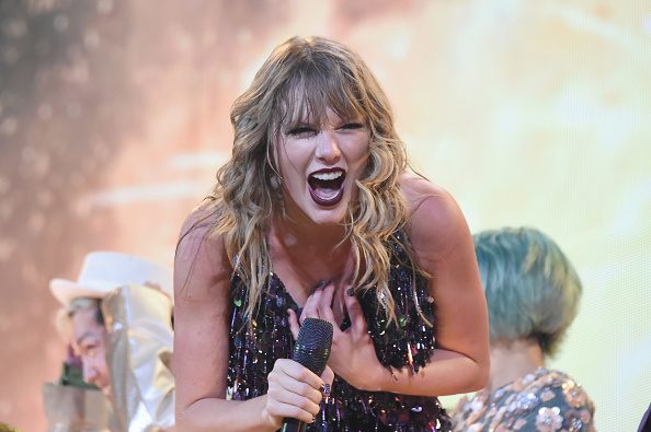 Taylor Swift performs at Taylor Swift reputation Stadium Tour in Japan presented by Fujifilm instax at Tokyo Dome on November 21, 2018 in Tokyo, Japan.