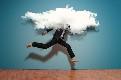 man-cloud-head