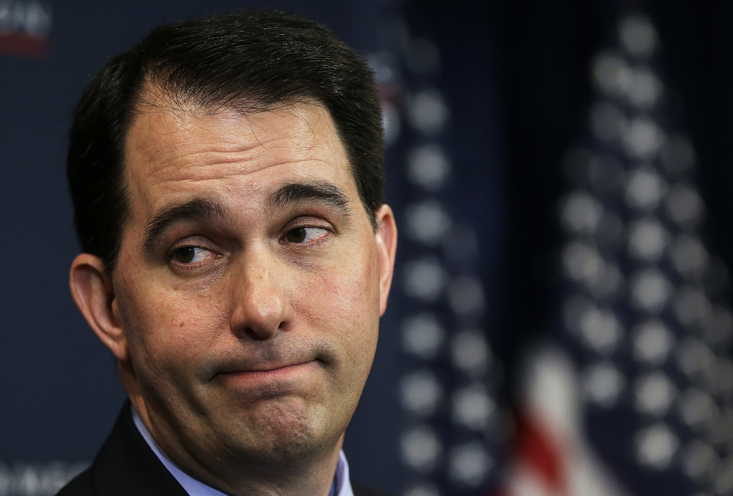 Wisconsin Gov. Scott Walker on Jan. 30, 2015 in Washington. Hillary Clinton Democratic Debate Tuition Speaking Fees