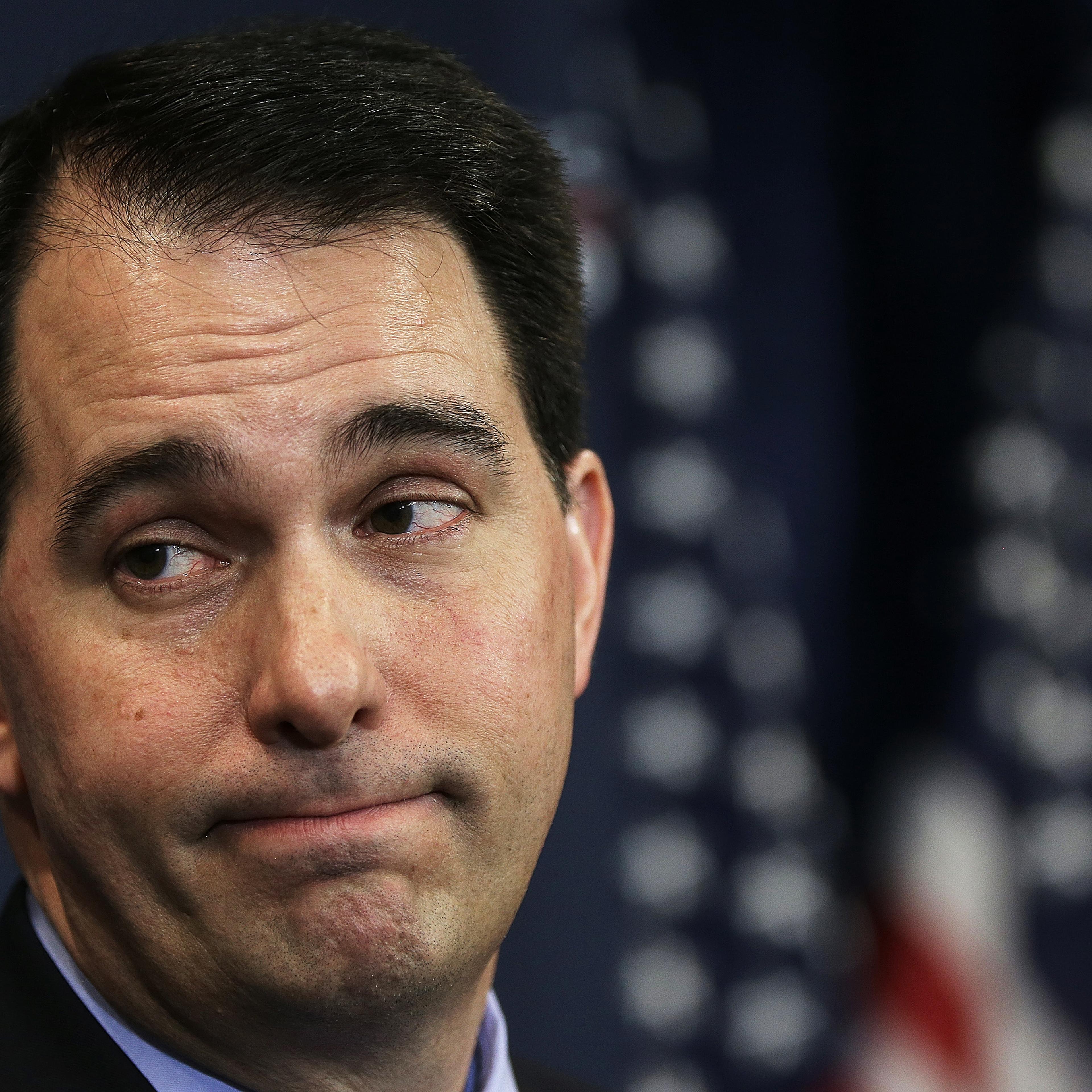 Wisconsin Gov. Scott Walker on Jan. 30, 2015 in Washington. Hillary Clinton Democratic Debate Tuition Speaking Fees