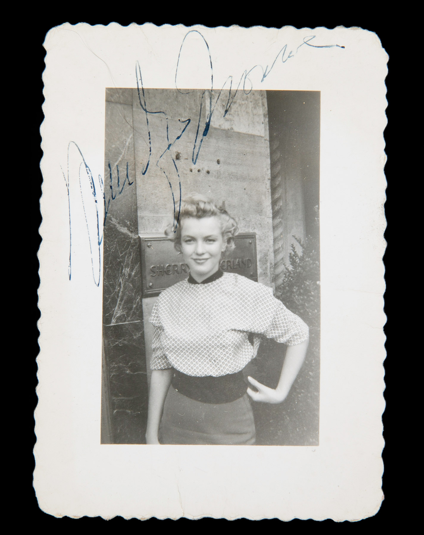 Marilyn Monroe in front of the Sherry Netherland Hotel in New York City, 1952.