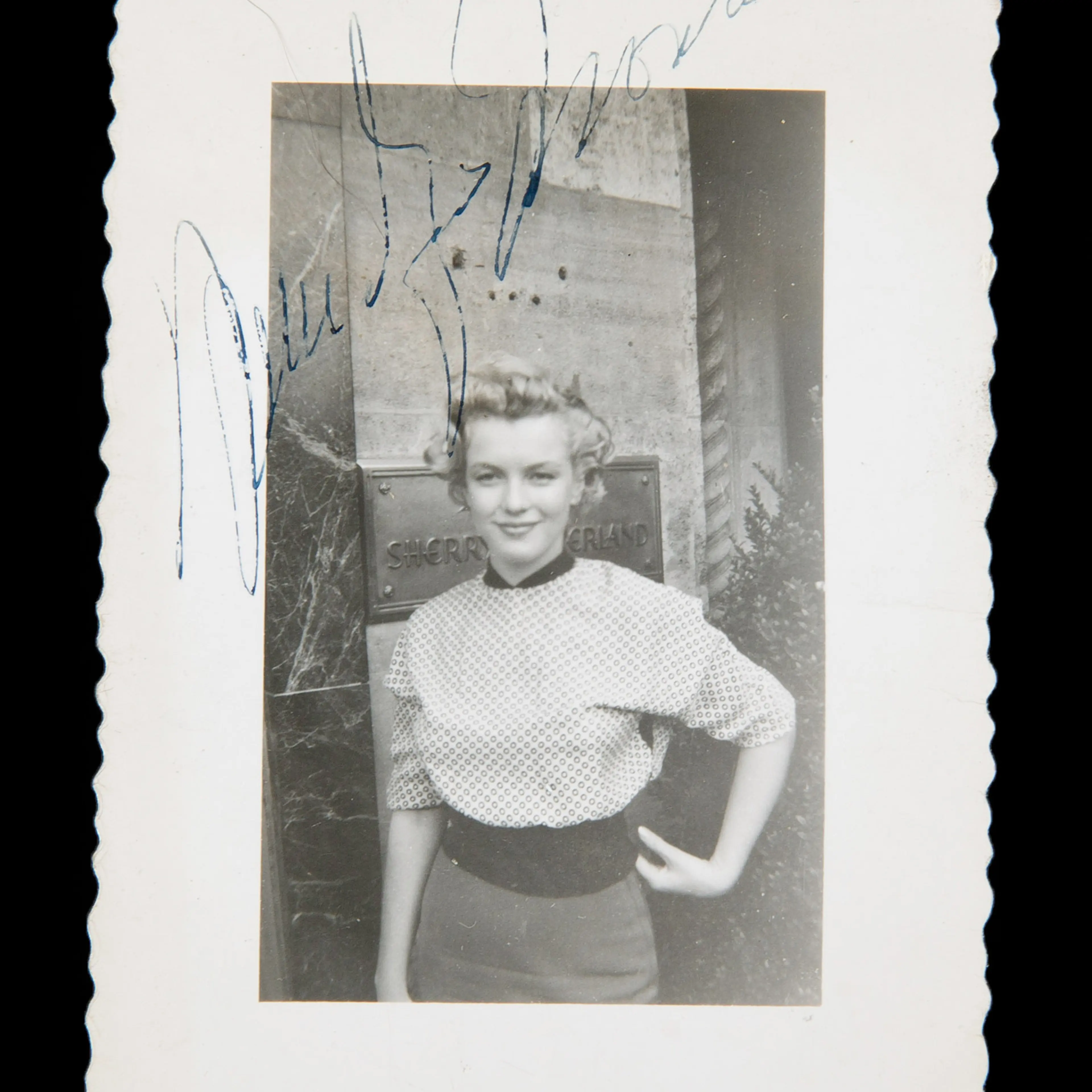 Marilyn Monroe in front of the Sherry Netherland Hotel in New York City, 1952.