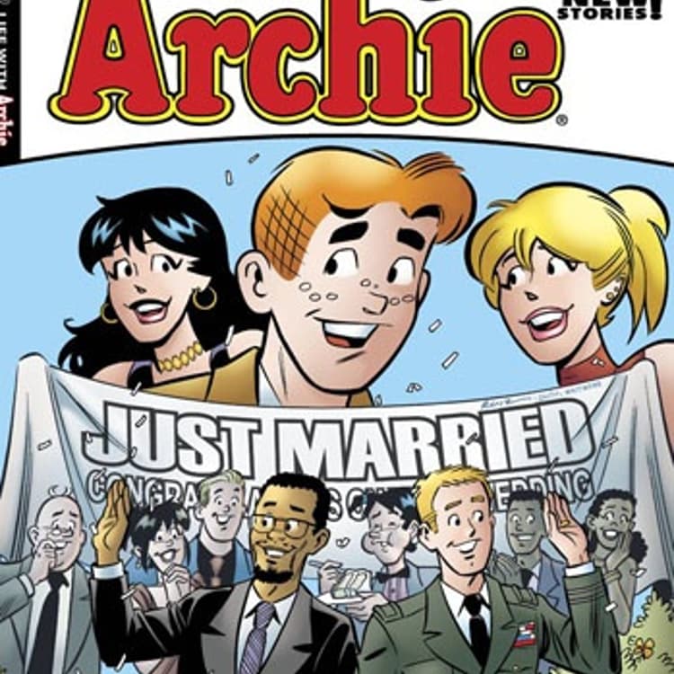 In an installment of Life With Archie first published in 2012, the franchise tackled the issue of gay marriage head on — by putting it on the cover.