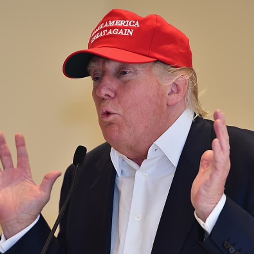 Republican Presidential Candidate Donald Trump visits his Scottish golf course Turnberry on July 30, 2015 in Ayr, Scotland.