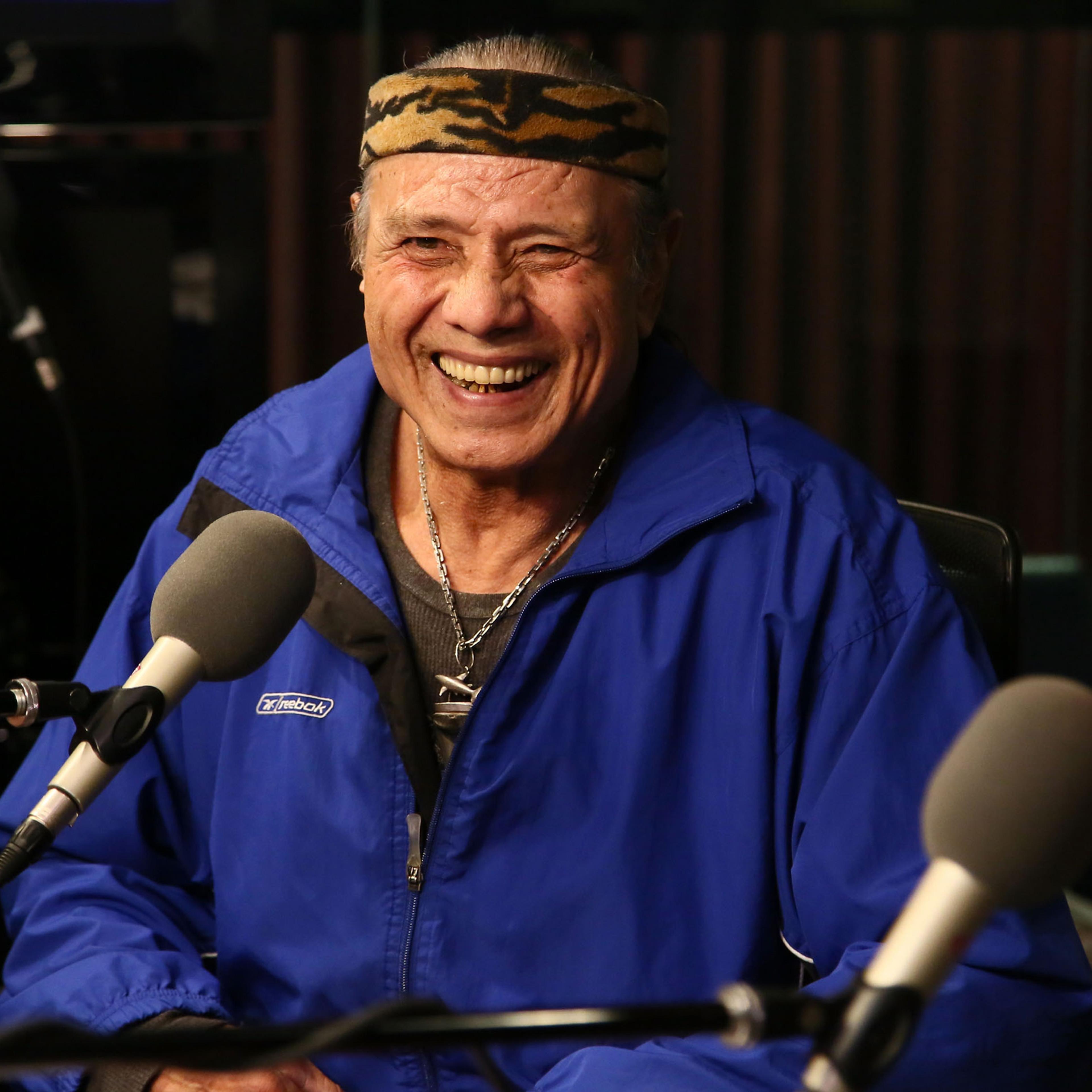 NEW YORK, NY - JANUARY 09: Jimmy "Superfly" Snuka visits "The Opie & Anthony Show" at SiriusXM studios on January 9, 2013 in New York City. (Photo by Astrid Stawiarz/Getty Images)