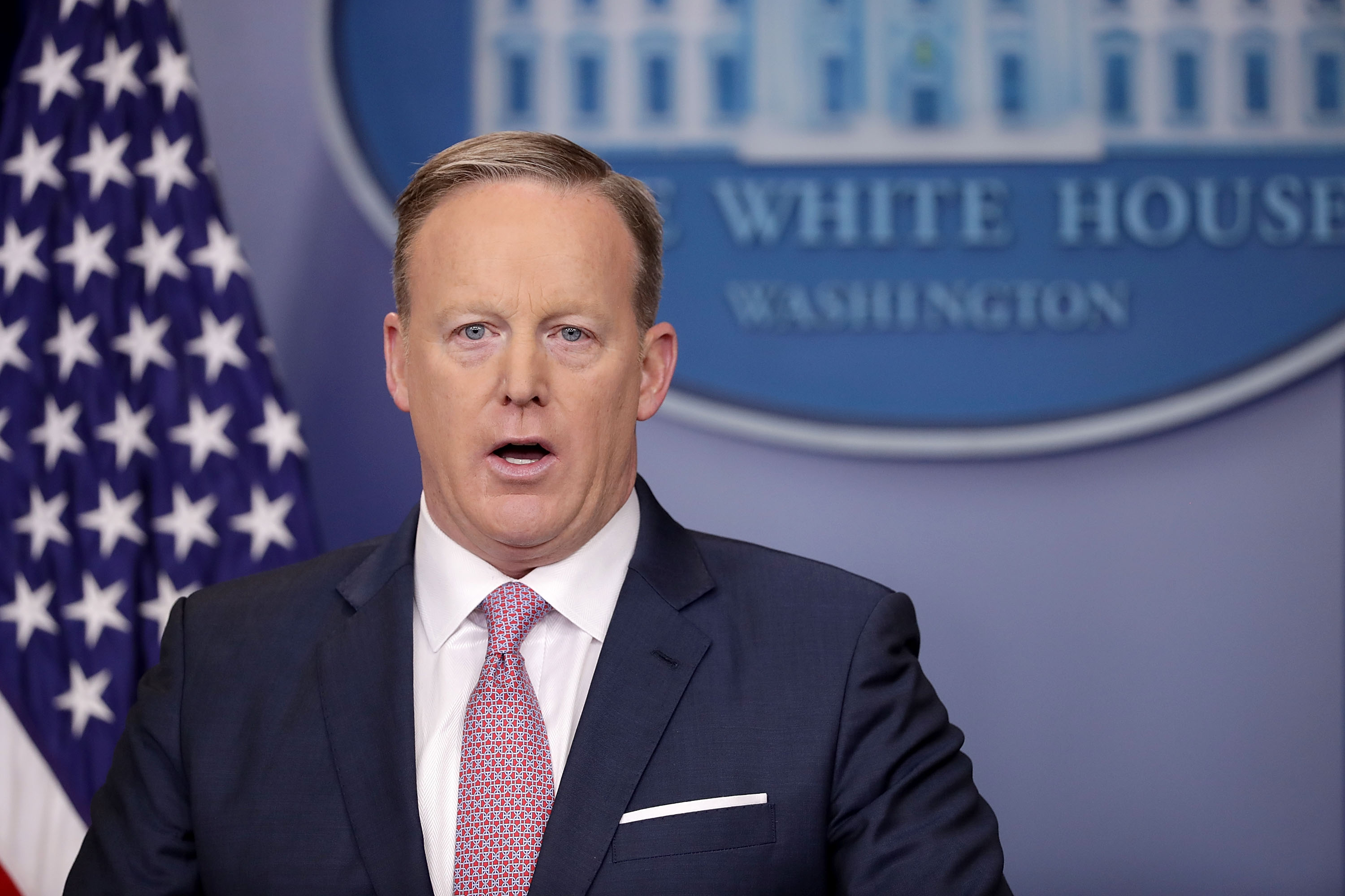 Sean Spicer Holds Daily Press Briefing At The White House
