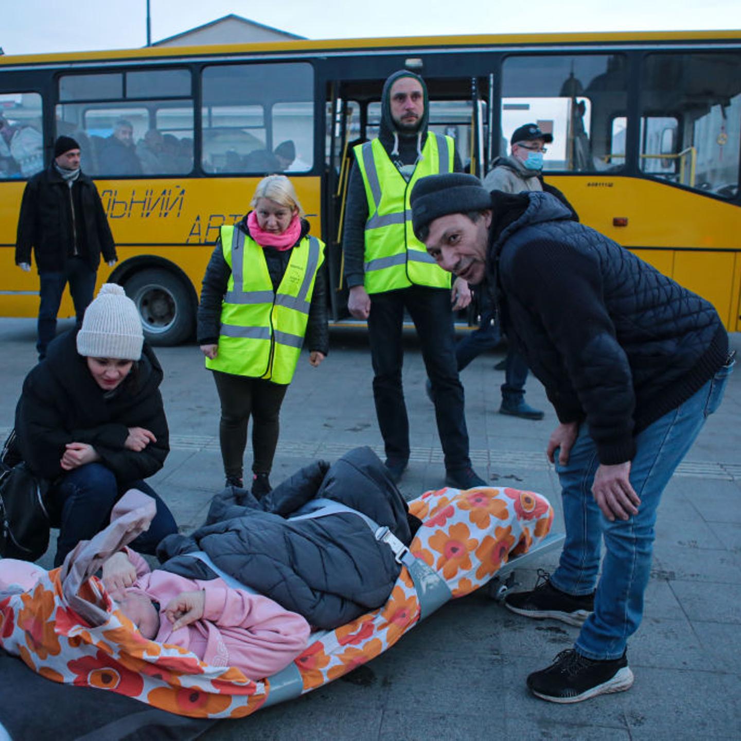 Train from Kramatorsk arrives in Lviv