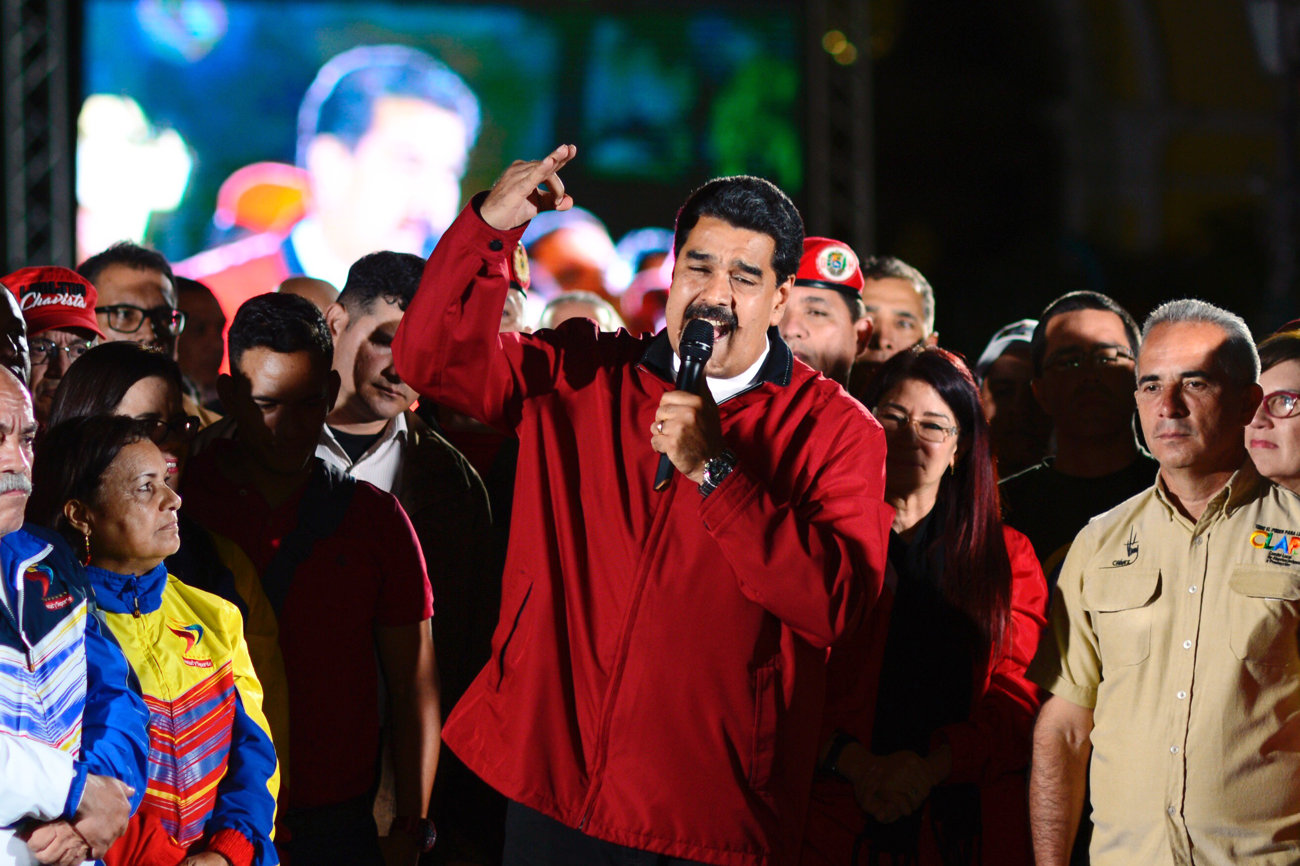 Vote for change of constitution in Venezuela