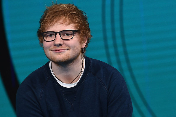 Ed Sheeran attends 'Che Tempo Che Fa' tv show on March 12, 2017 in Milan, Italy.