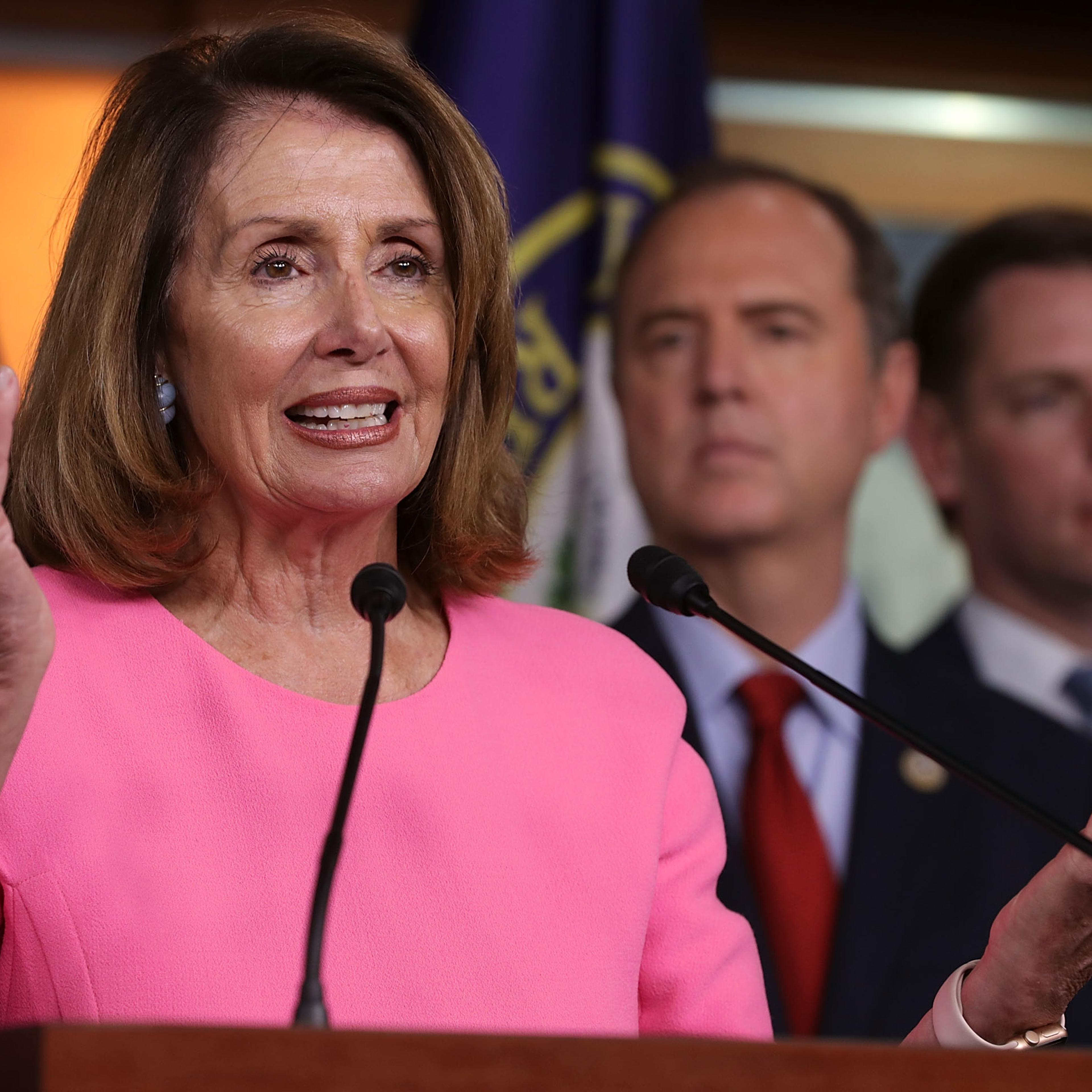 Rep. Nancy Pelosi (D-CA) And Rep. Adam Schiff (D-CA) Discuss Trump's Meeting With Putin In Helsinki