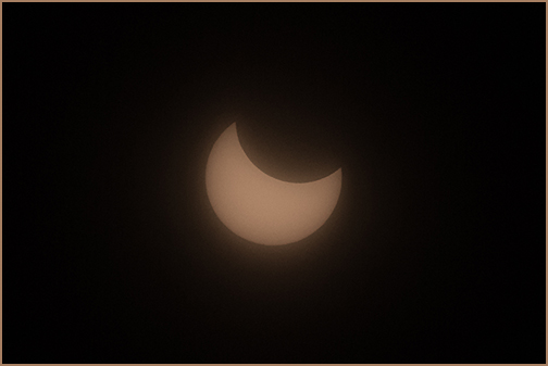 South Pole Partial Solar Eclipse