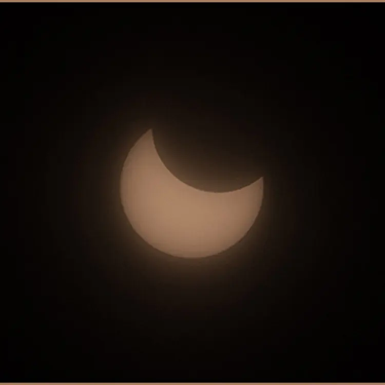 South Pole Partial Solar Eclipse