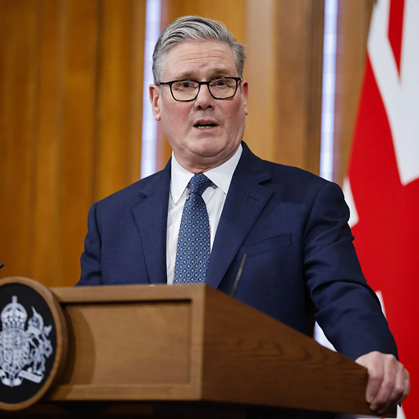 UK Prime Minister Keir Starmer News Conference