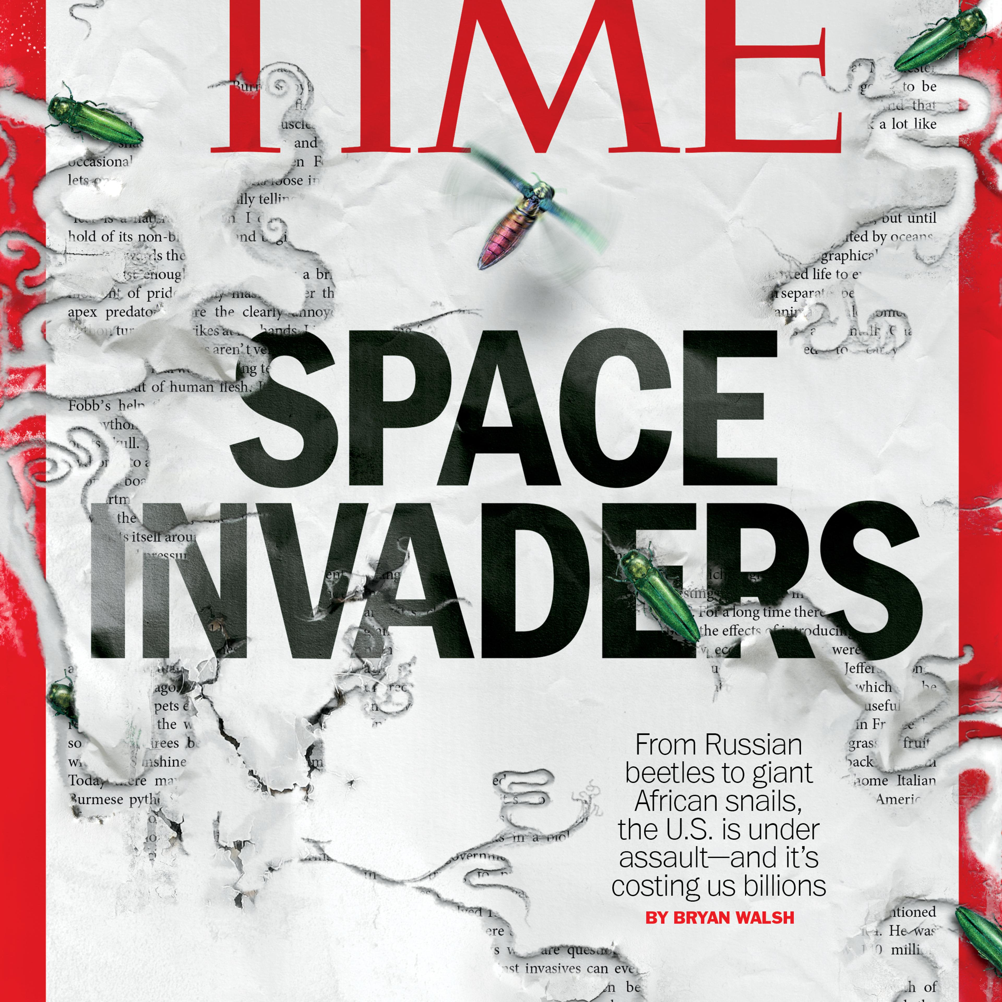 Space Invaders Time Magazine Cover
