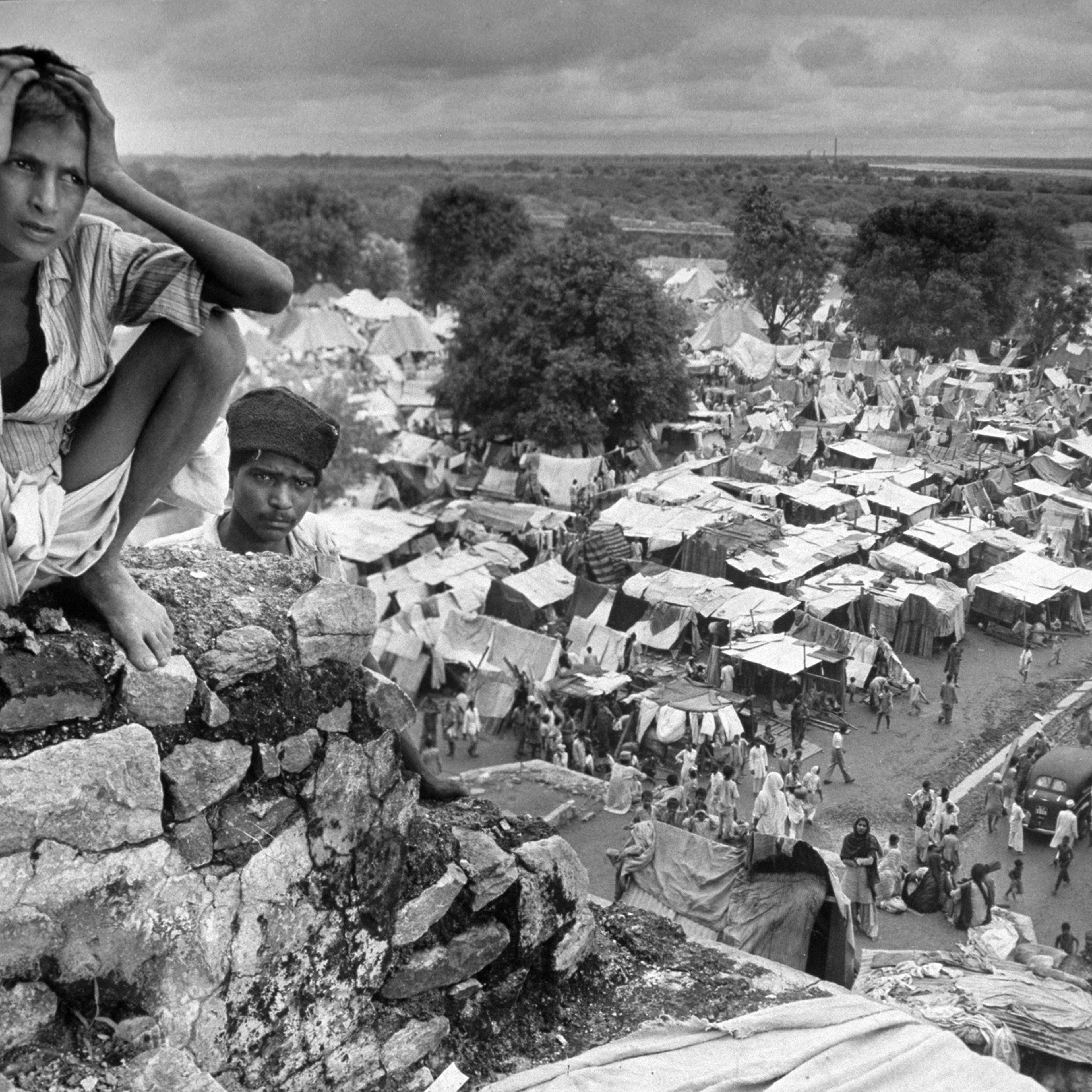 Five million Indians fleeing ruing the great migration in 1947.