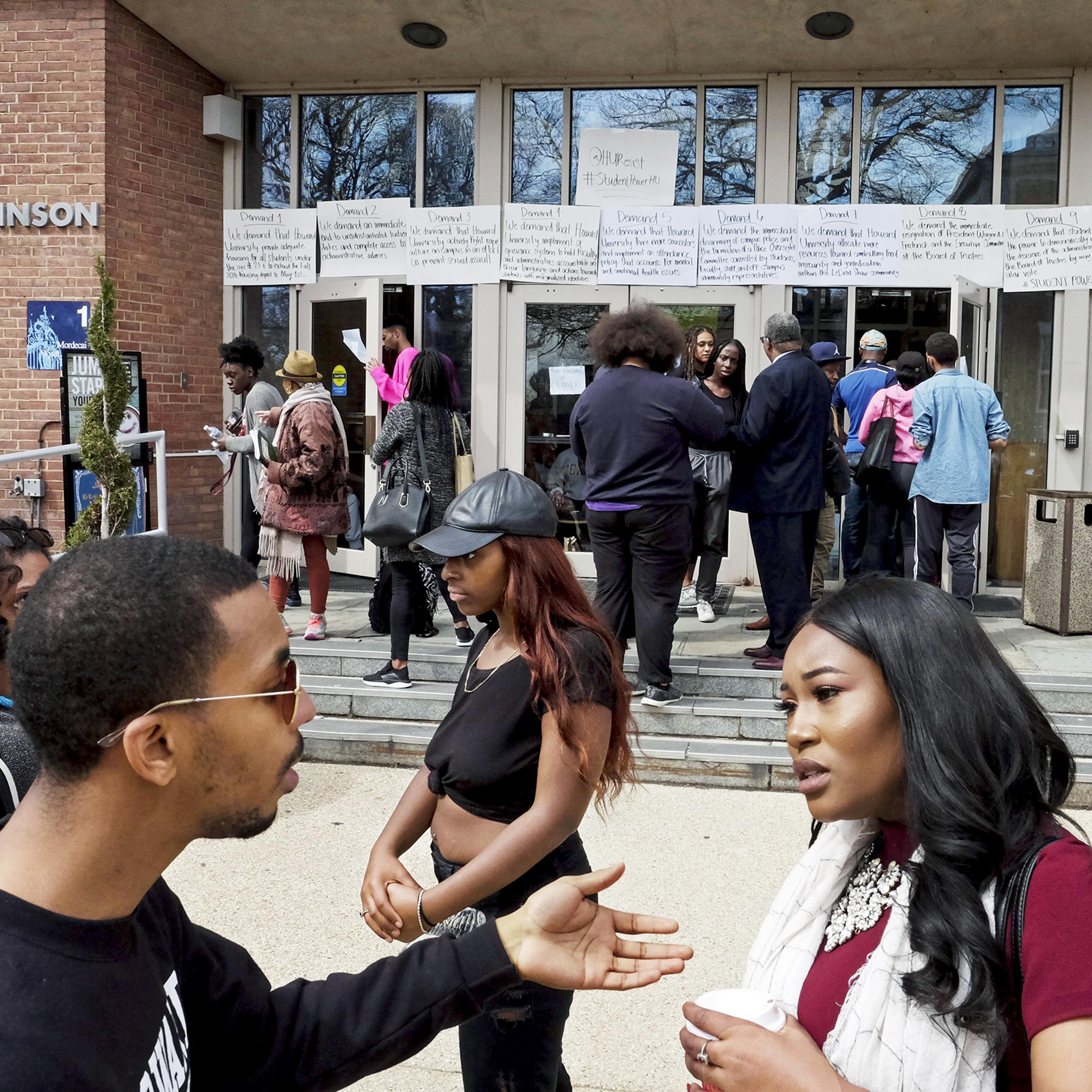 Student Led Sit-In at Howard University