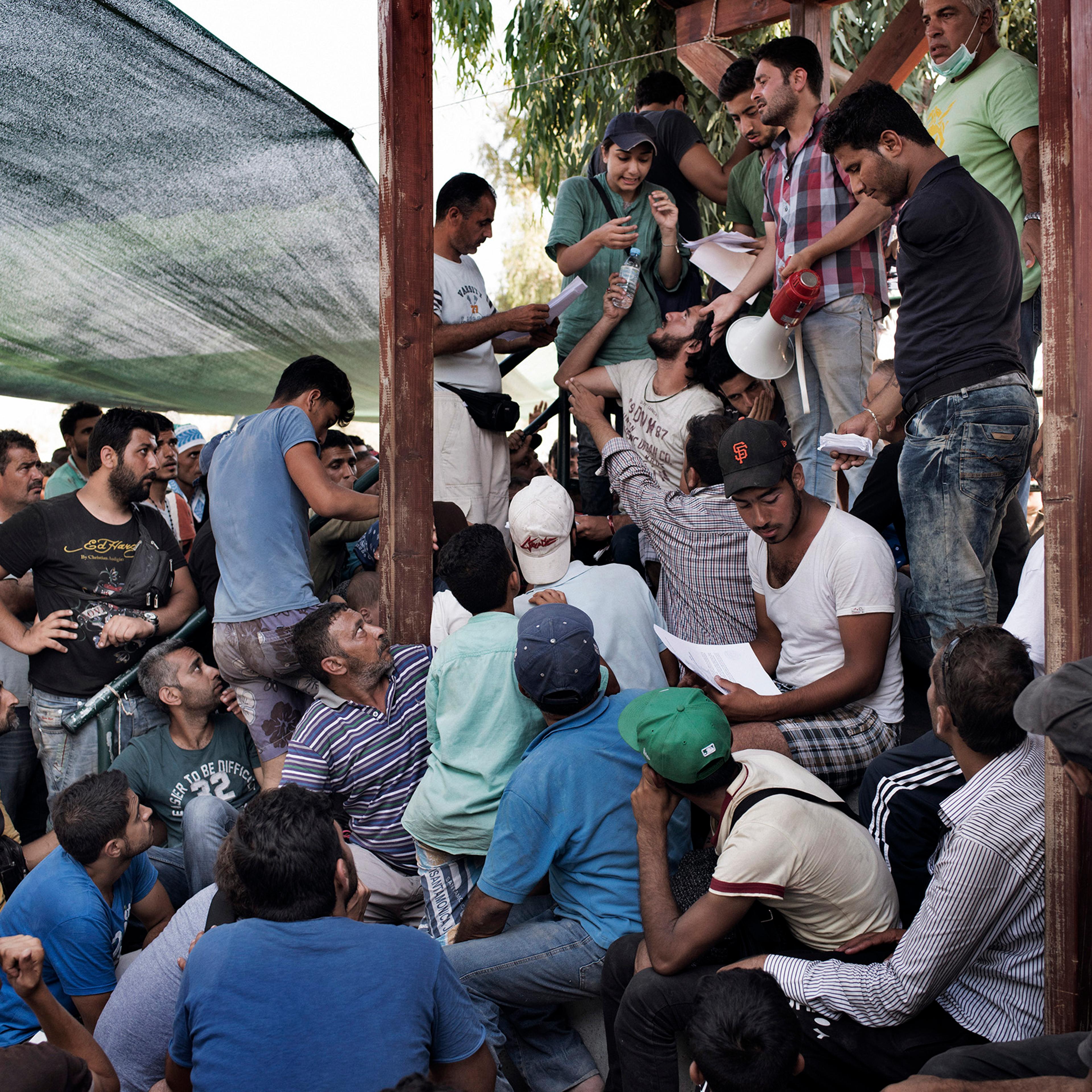 refugees migrants registration Greece