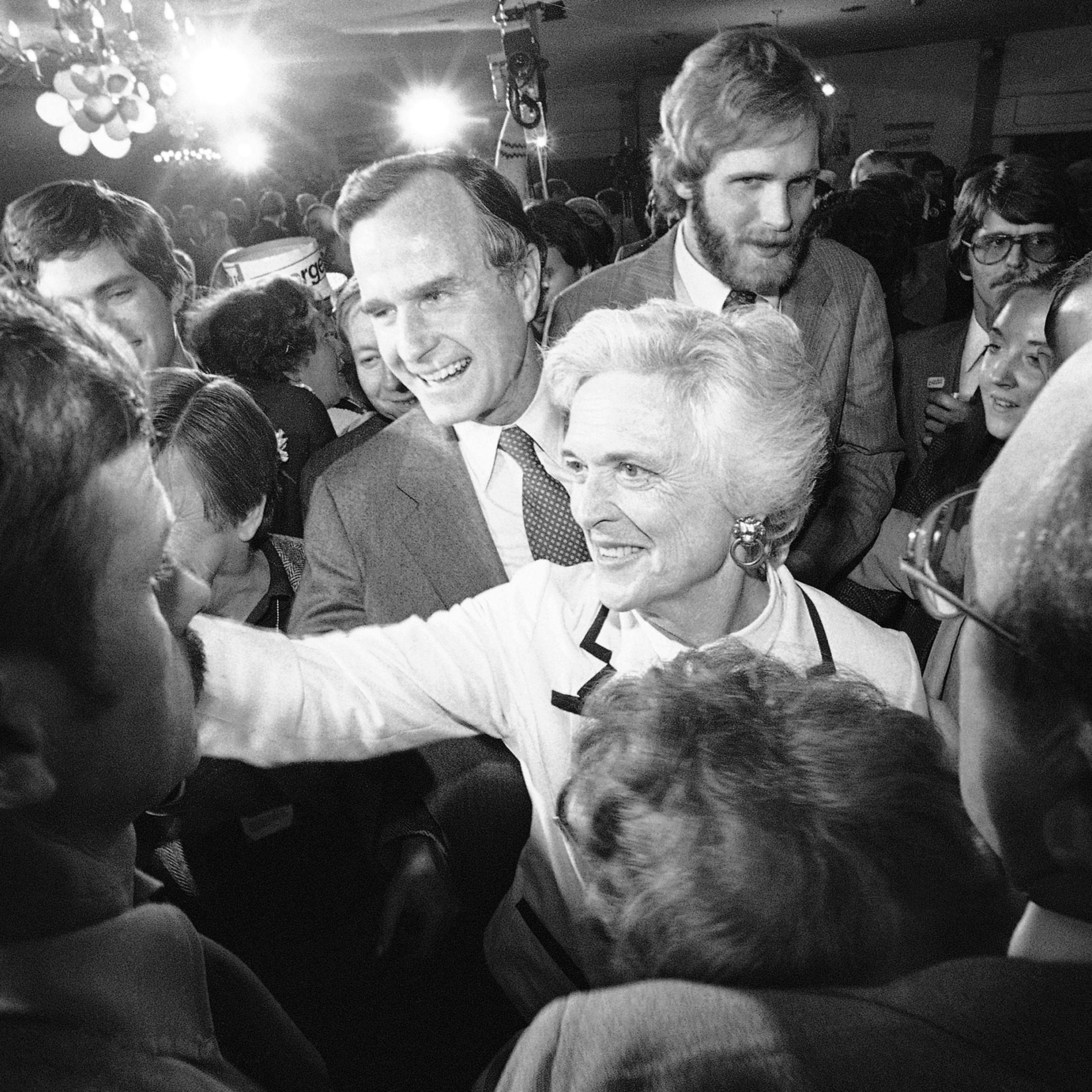 George H Bush Barbara Bush,