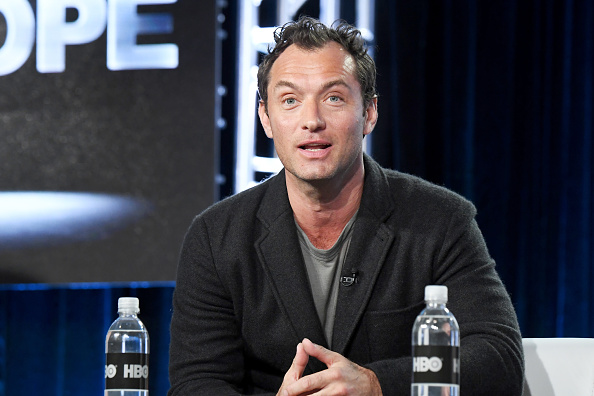 Jude Law speaks onstage during the 2017 Winter Television Critics Association Press Tour at Langham Hotel on January 14, 2017 in Pasadena, California.