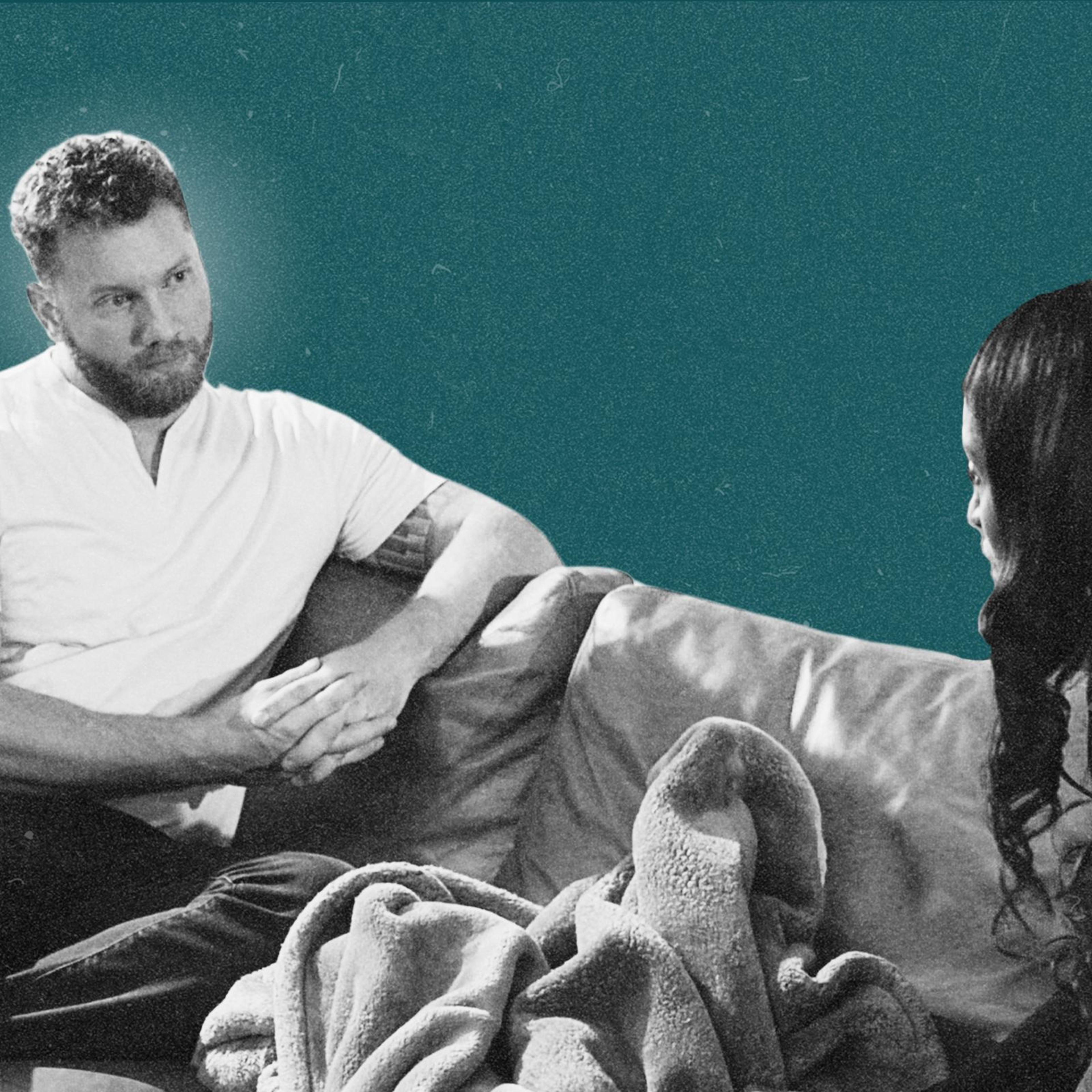 Stephen Richardson, Monica Davis in season 7 of <em>Love is Blind</em>