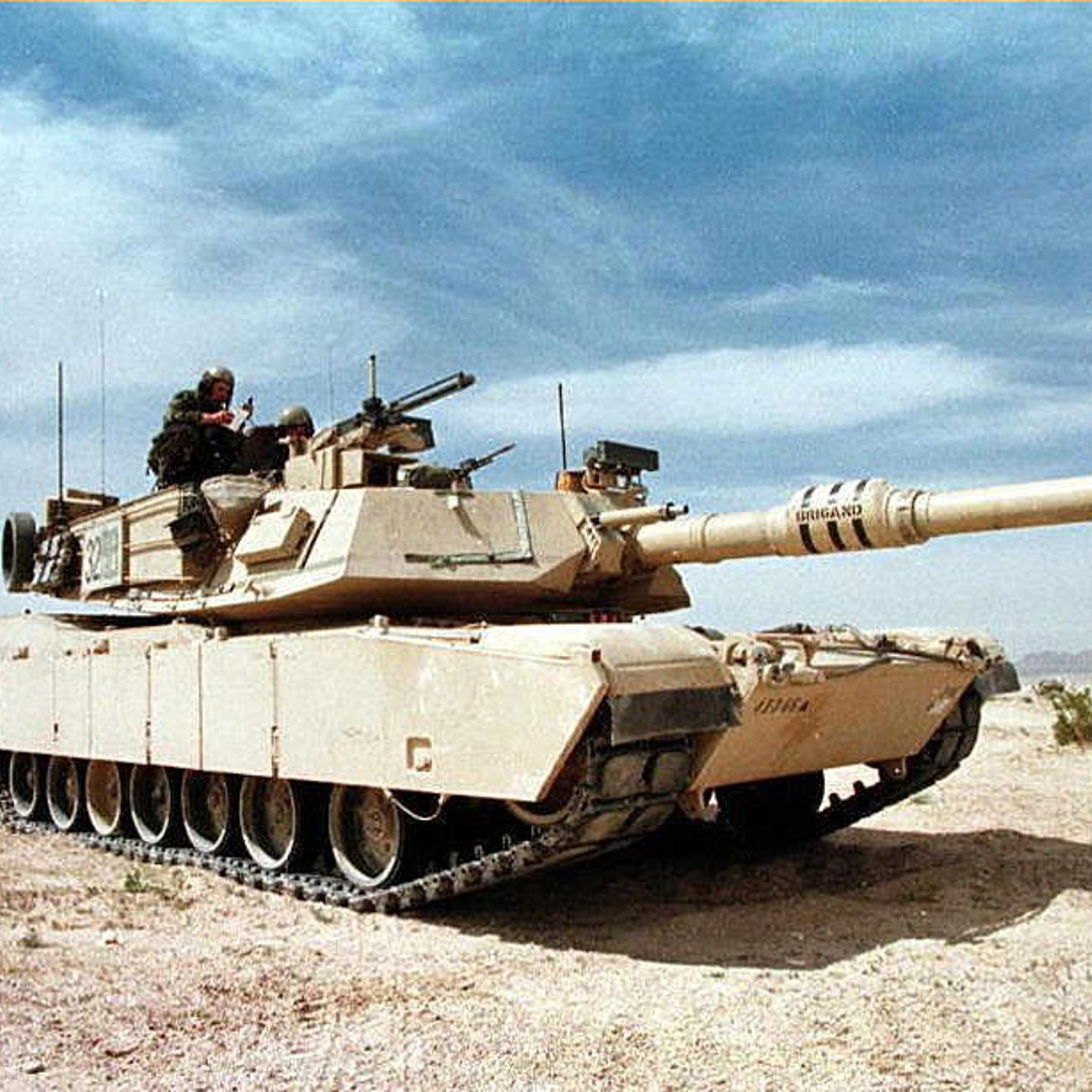 An M1A1 Abrams tank