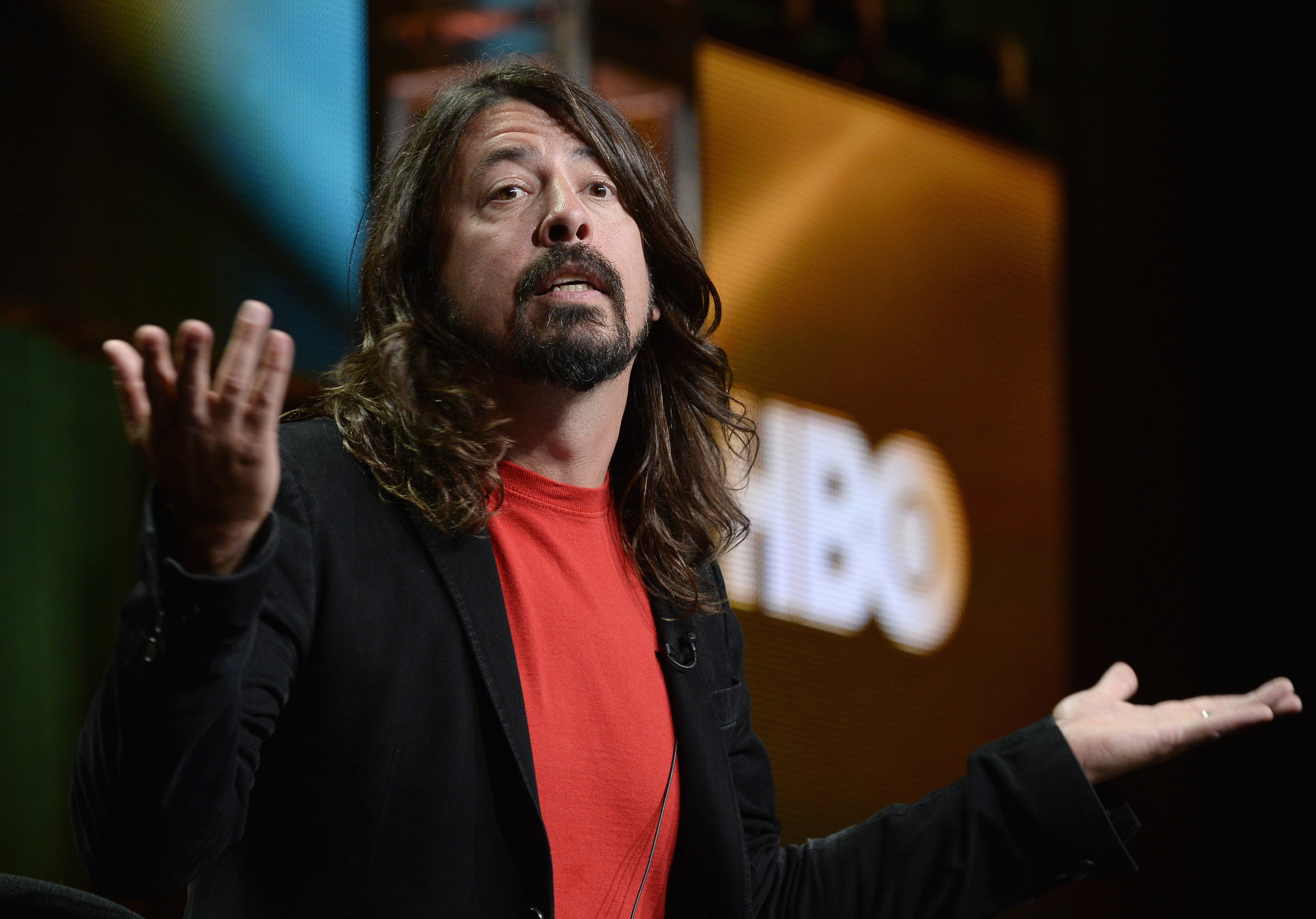 Musician Dave Grohl, director of "Foo Fighters: Sonic Highways," during TCA Cable Summer Press Tour in Beverly Hills