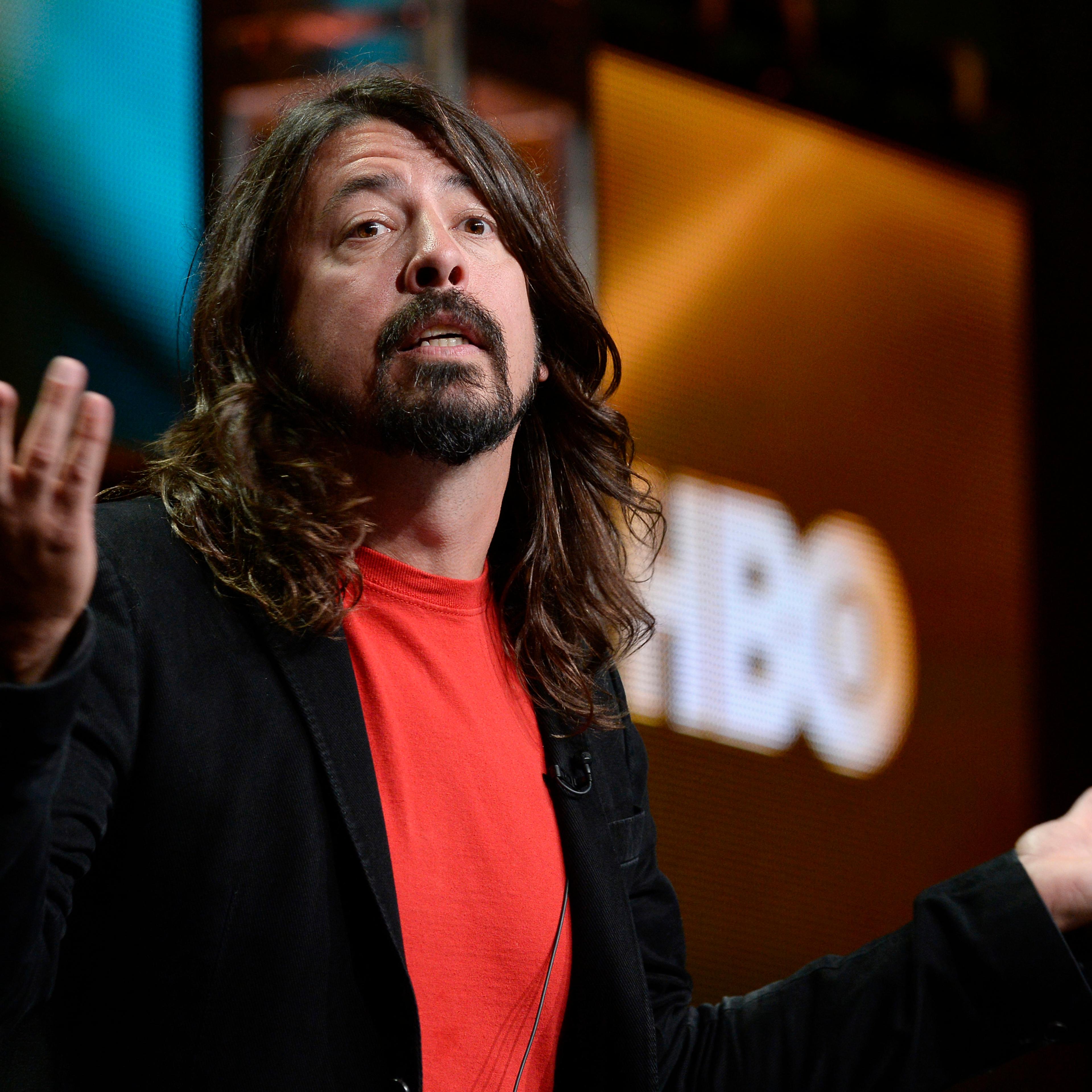 Musician Dave Grohl, director of "Foo Fighters: Sonic Highways," during TCA Cable Summer Press Tour in Beverly Hills