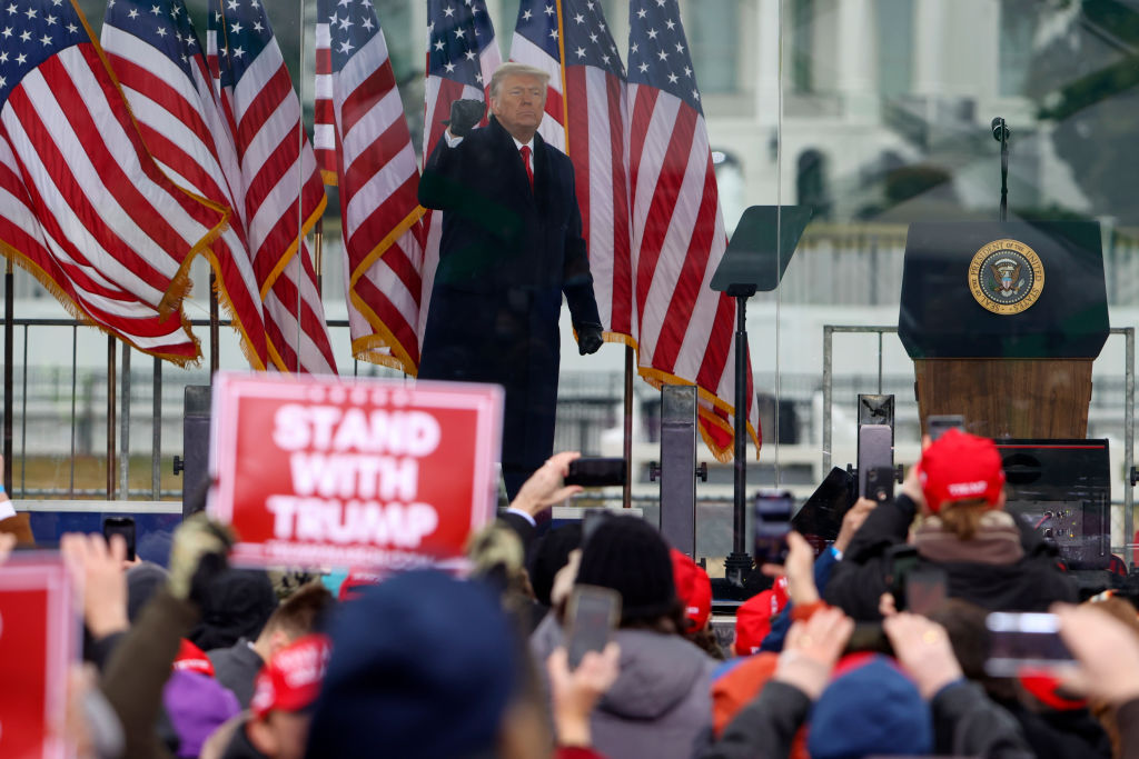Trump Supporters Hold "Stop The Steal" Rally In DC Amid Ratification Of Presidential Election