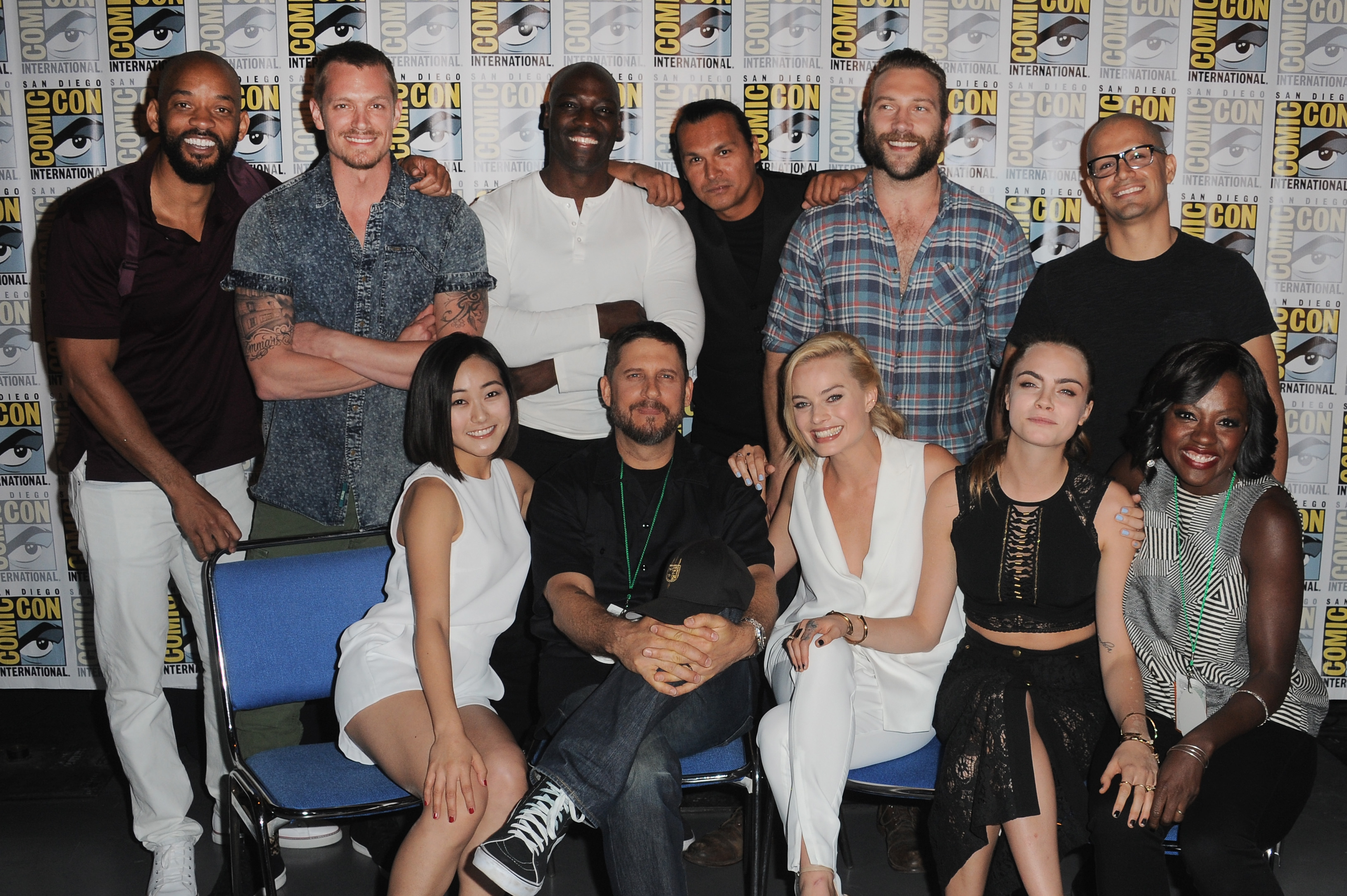 Suicide Squad Cast attends the Warner Bros. presentation during Comic-Con International 2015 at the San Diego Convention Center on July 11, 2015 in San Diego, California.