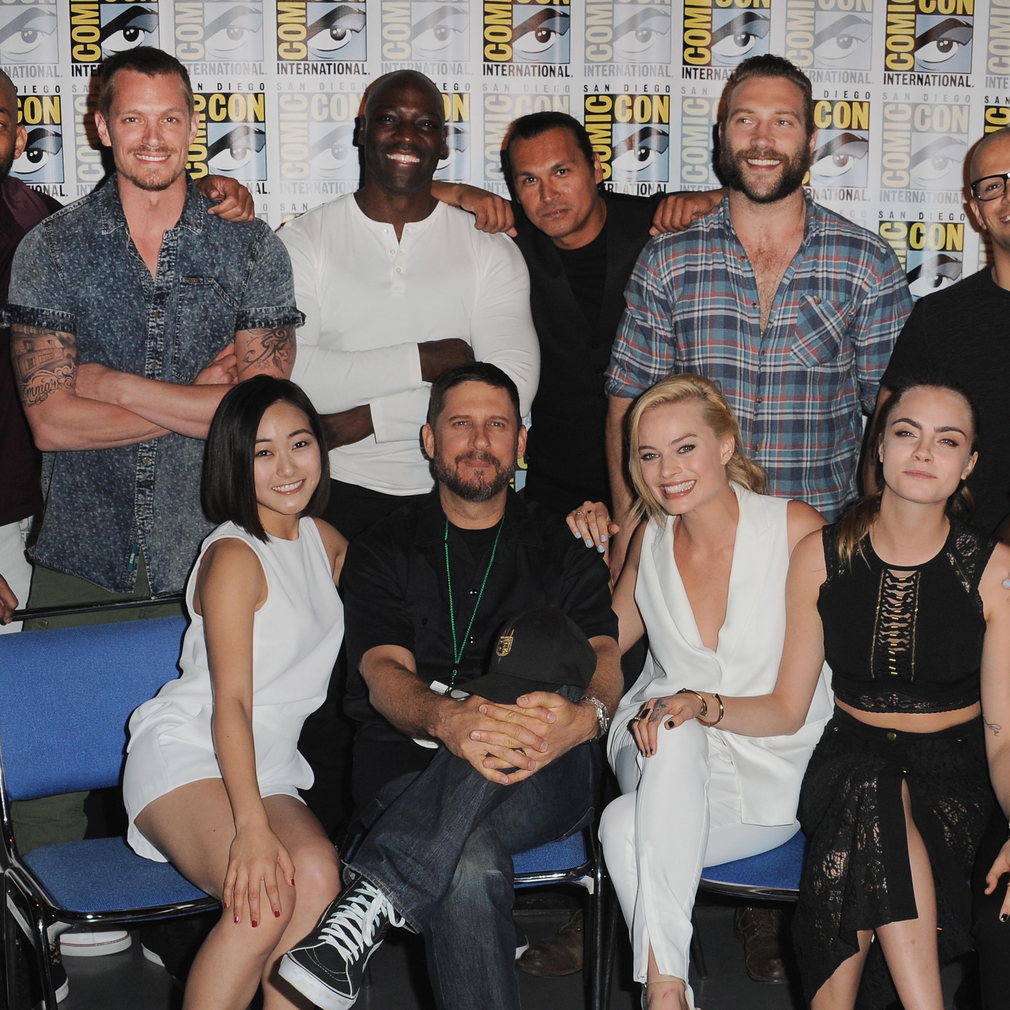 Suicide Squad Cast attends the Warner Bros. presentation during Comic-Con International 2015 at the San Diego Convention Center on July 11, 2015 in San Diego, California.