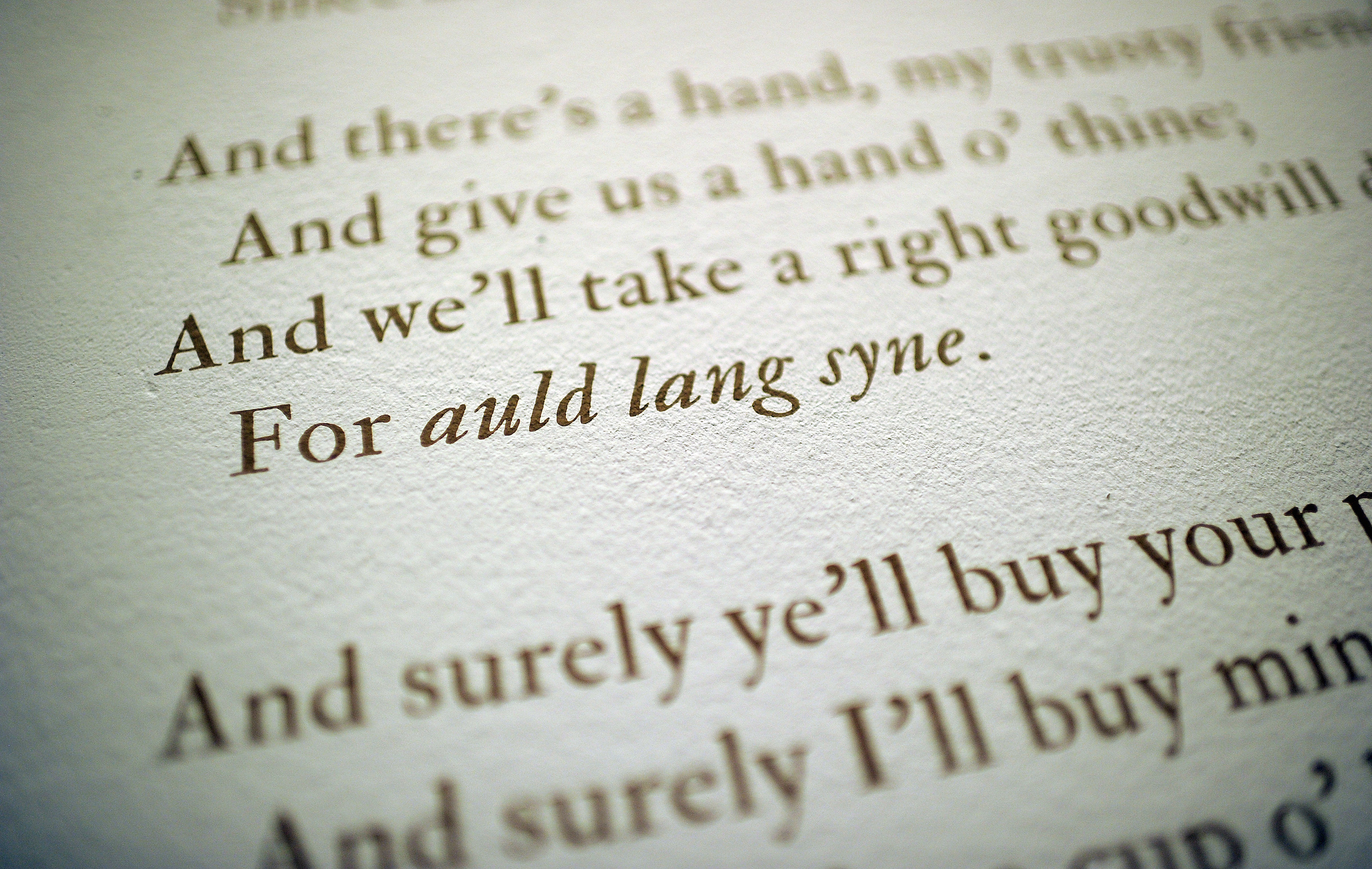 Auld Lang Syne