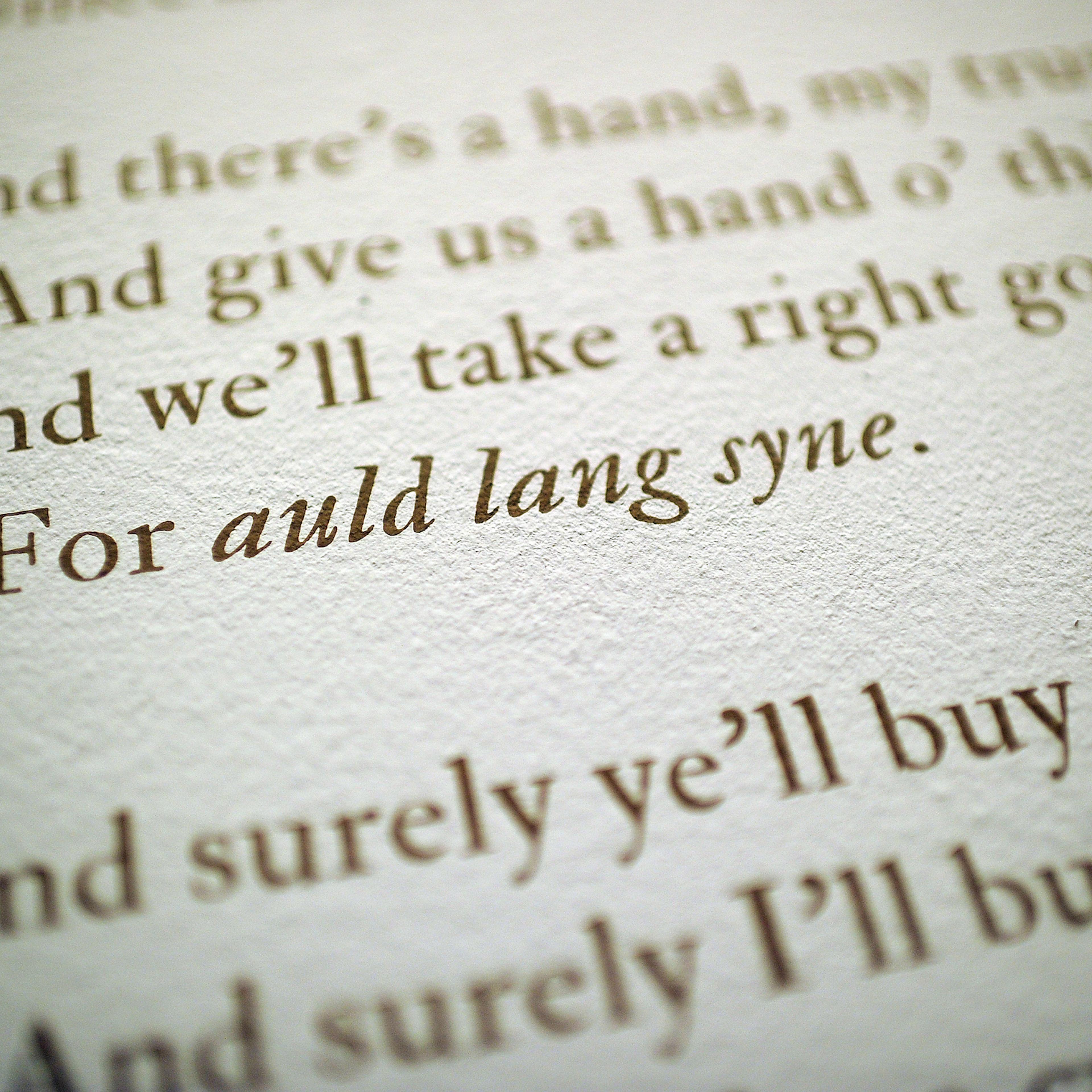 Auld Lang Syne