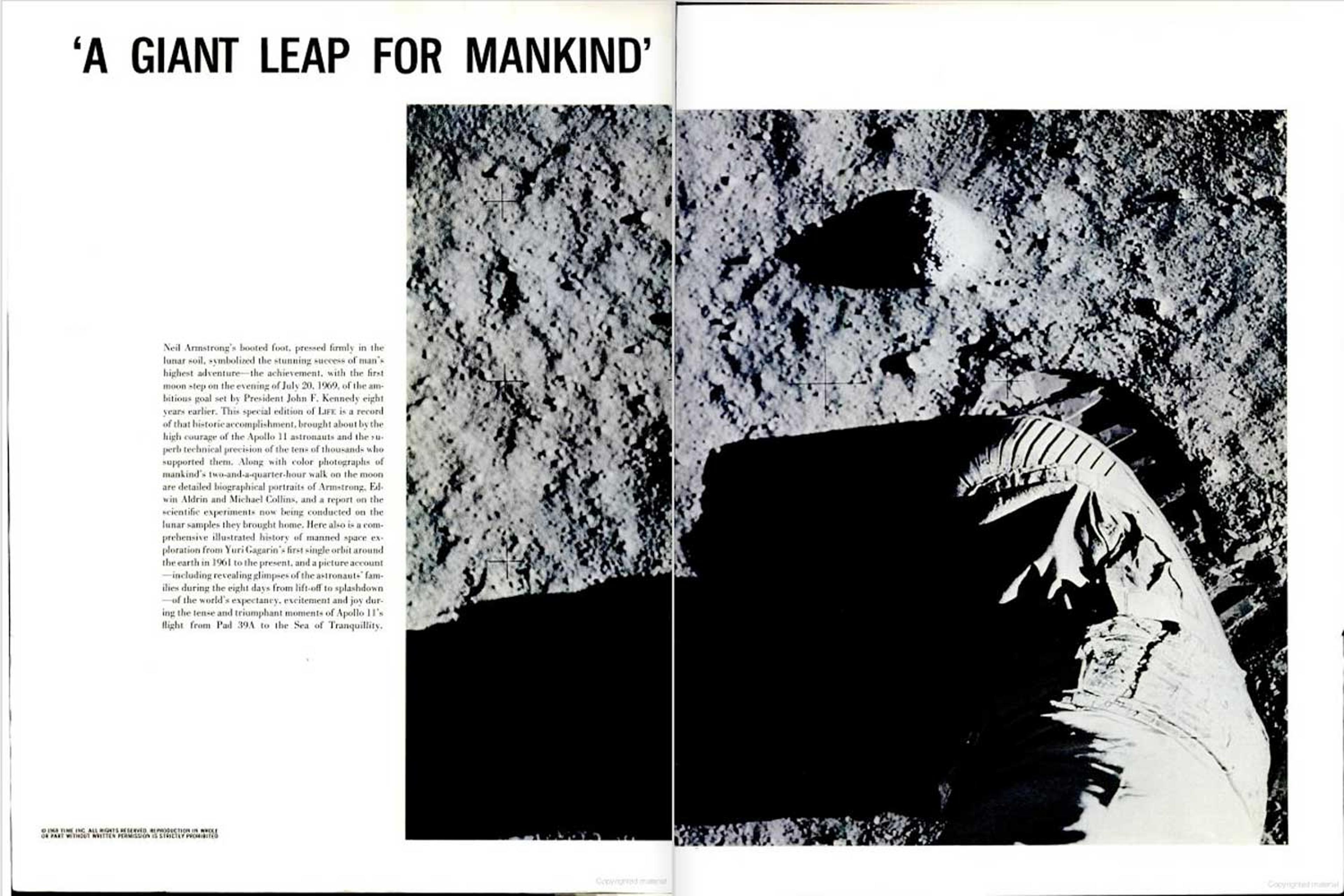 August 11, 1969, special edition of LIFE magazine.