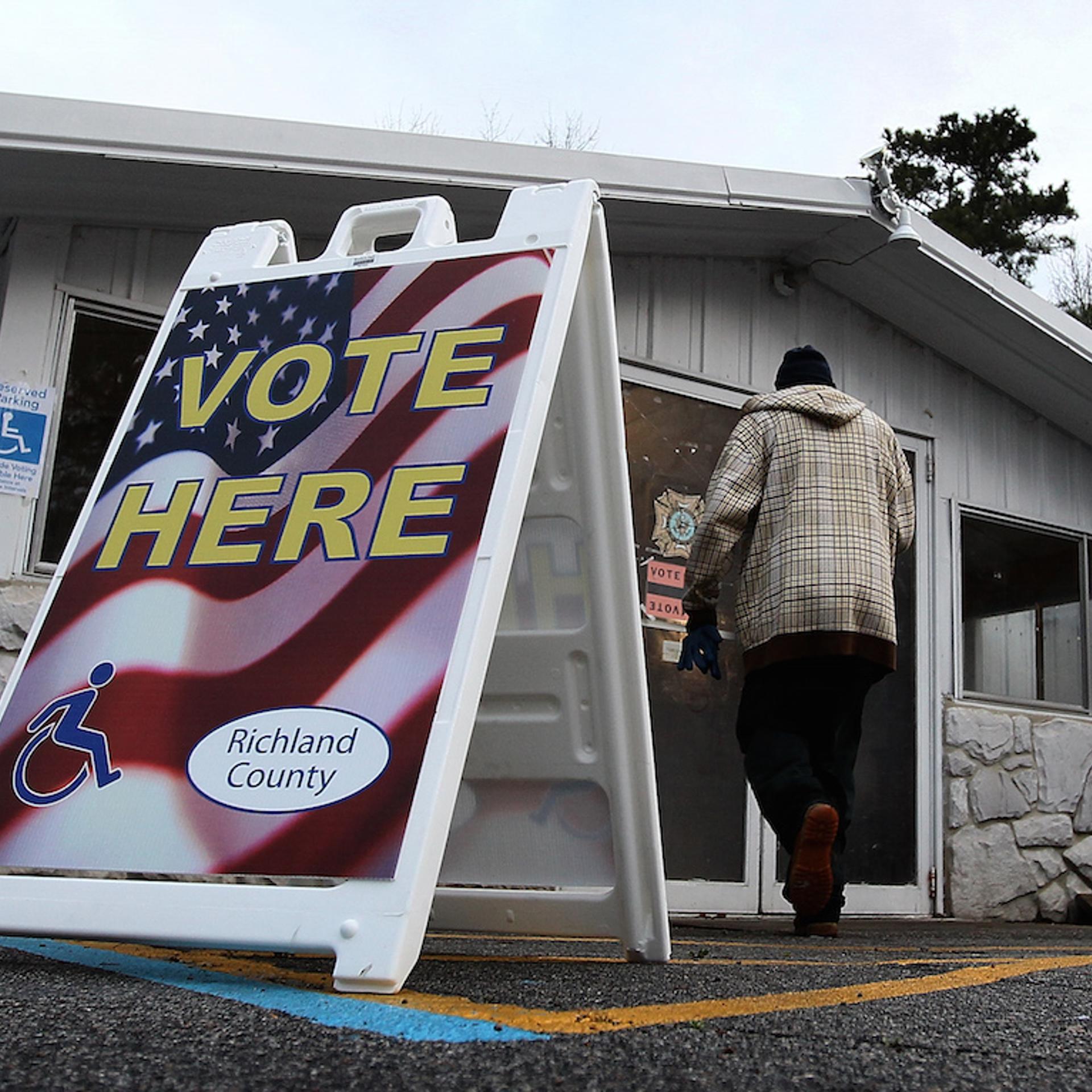 South Carolina Voters Head To Polls During State's Primary