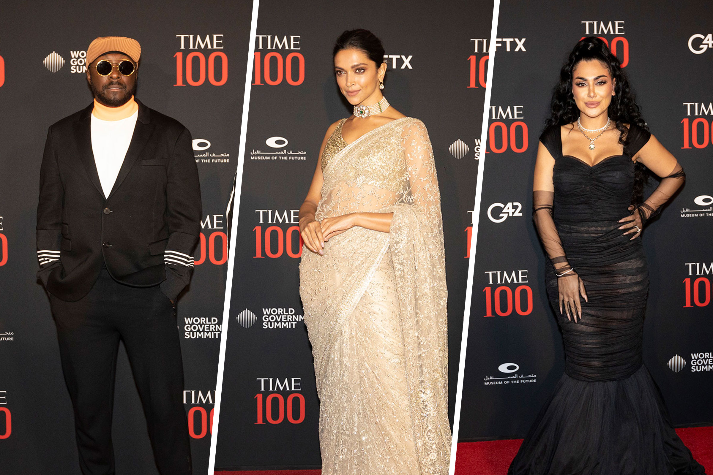 Will.i.am; Deepika Padukone; Huda Kattan