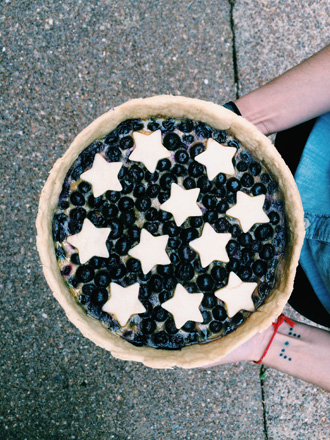 Homemade pie
