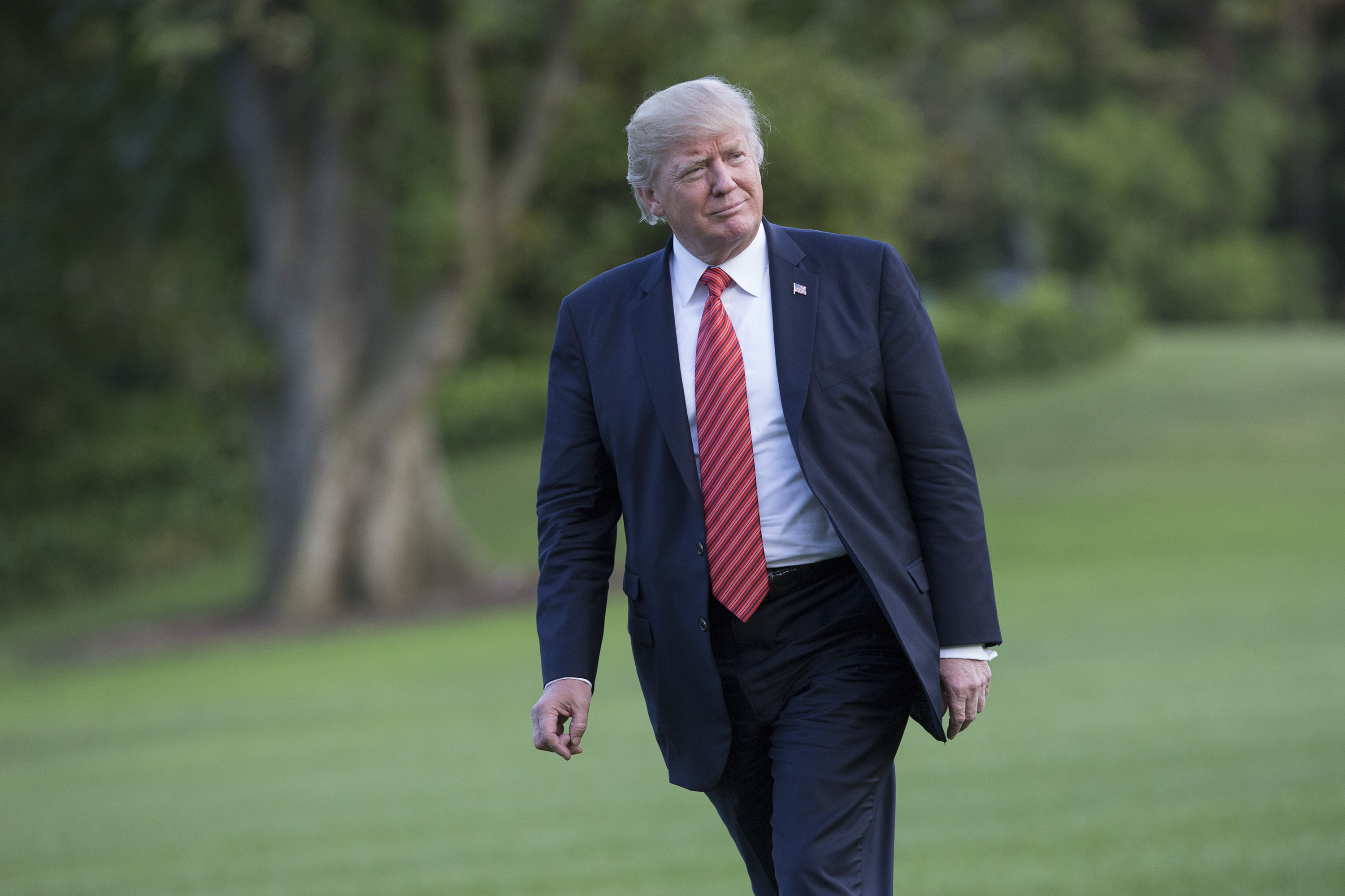 President Donald Trump Returns To The White House After Rally in Phoenix, Arizona