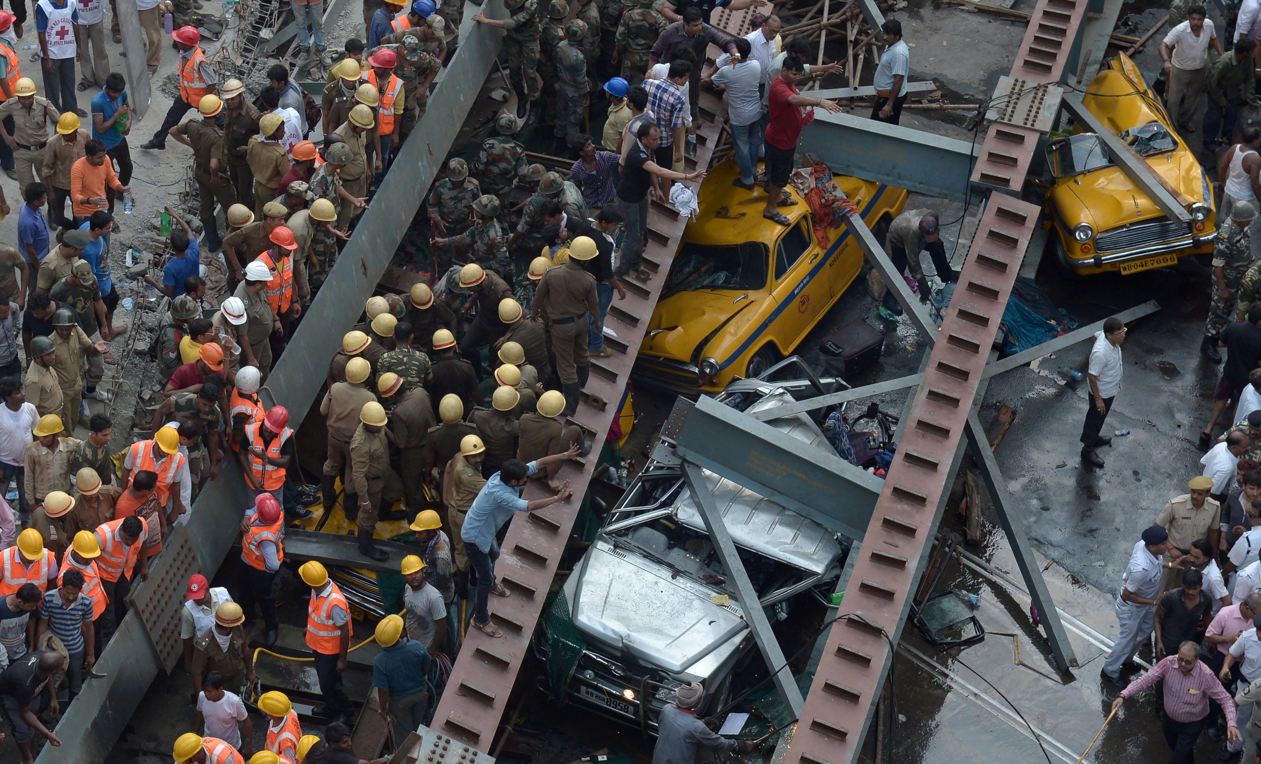INDIA-ACCIDENT-BRIDGE