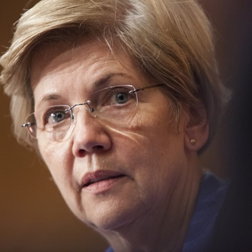 Senator Elizabeth Warren listens to Janet Yellen's testimony during a Senate Banking, Housing, and Urban Affairs Committee during a hearing on The Semiannual Monetary Policy Report to the Congress.