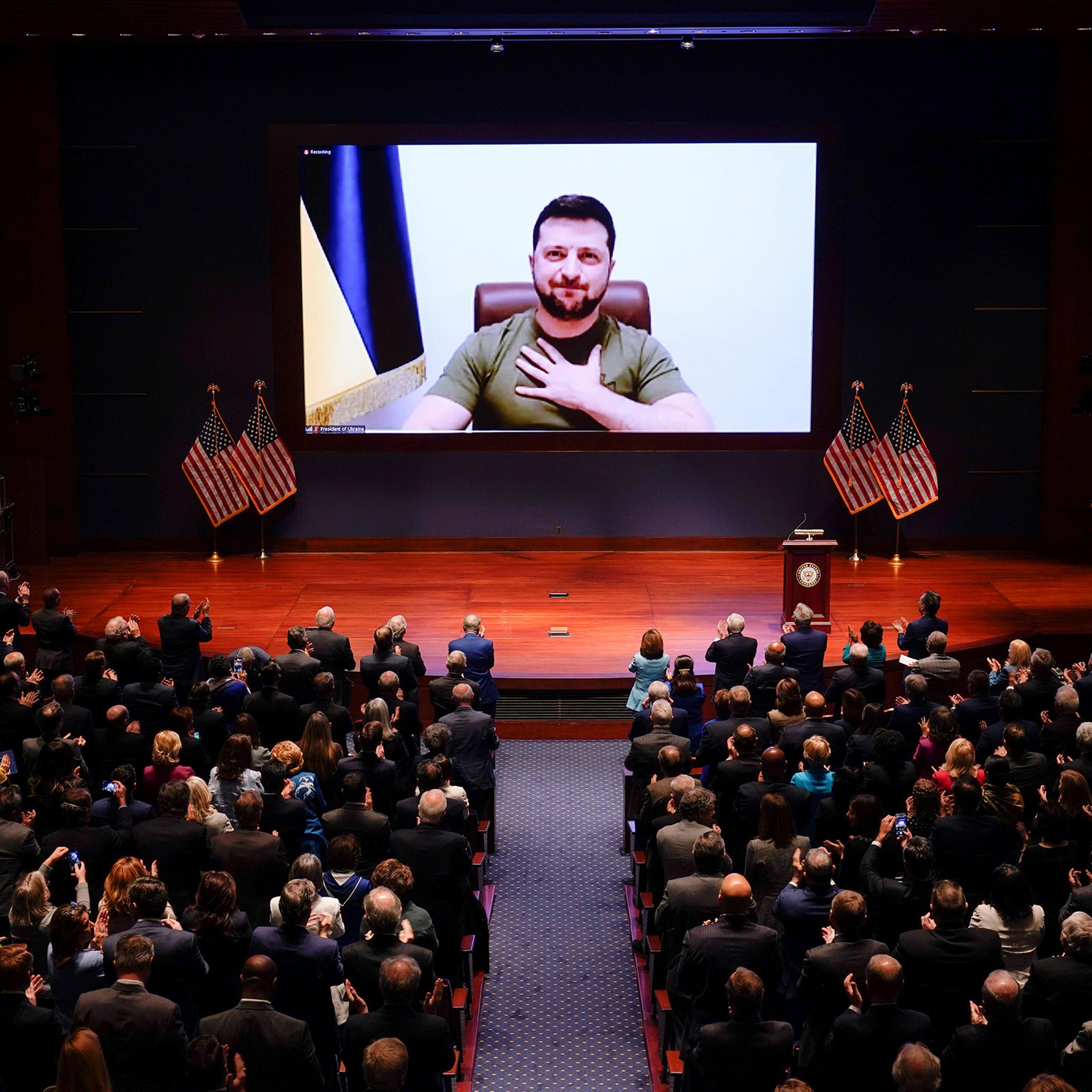 U.S.-WASHINGTON, D.C.-CONGRESS-UKRAINE-ZELENSKY-SPEECH