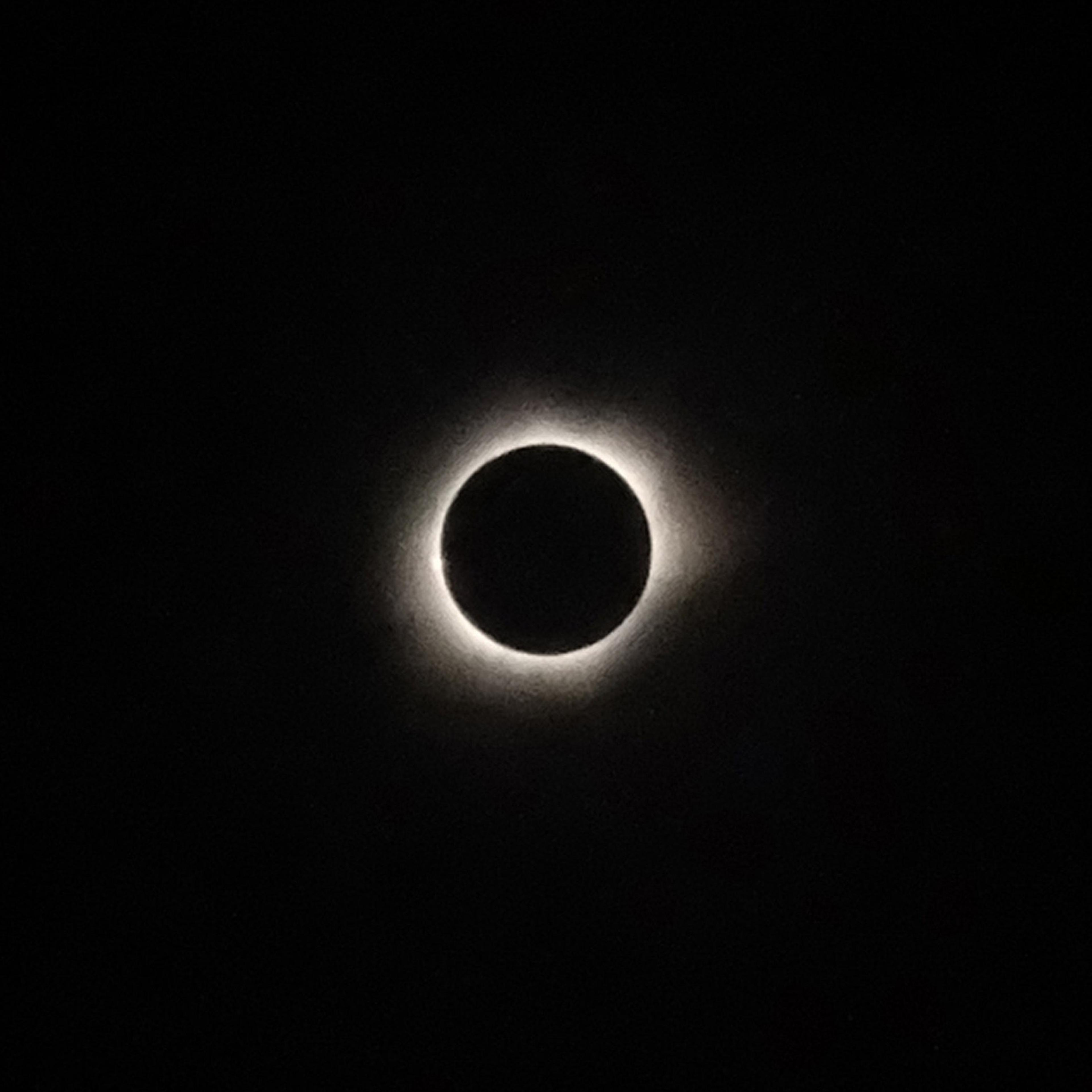 A total solar eclipse is seen from the city of Ternate, in Indonesia's Maluku Islands, on March 9, 2016.